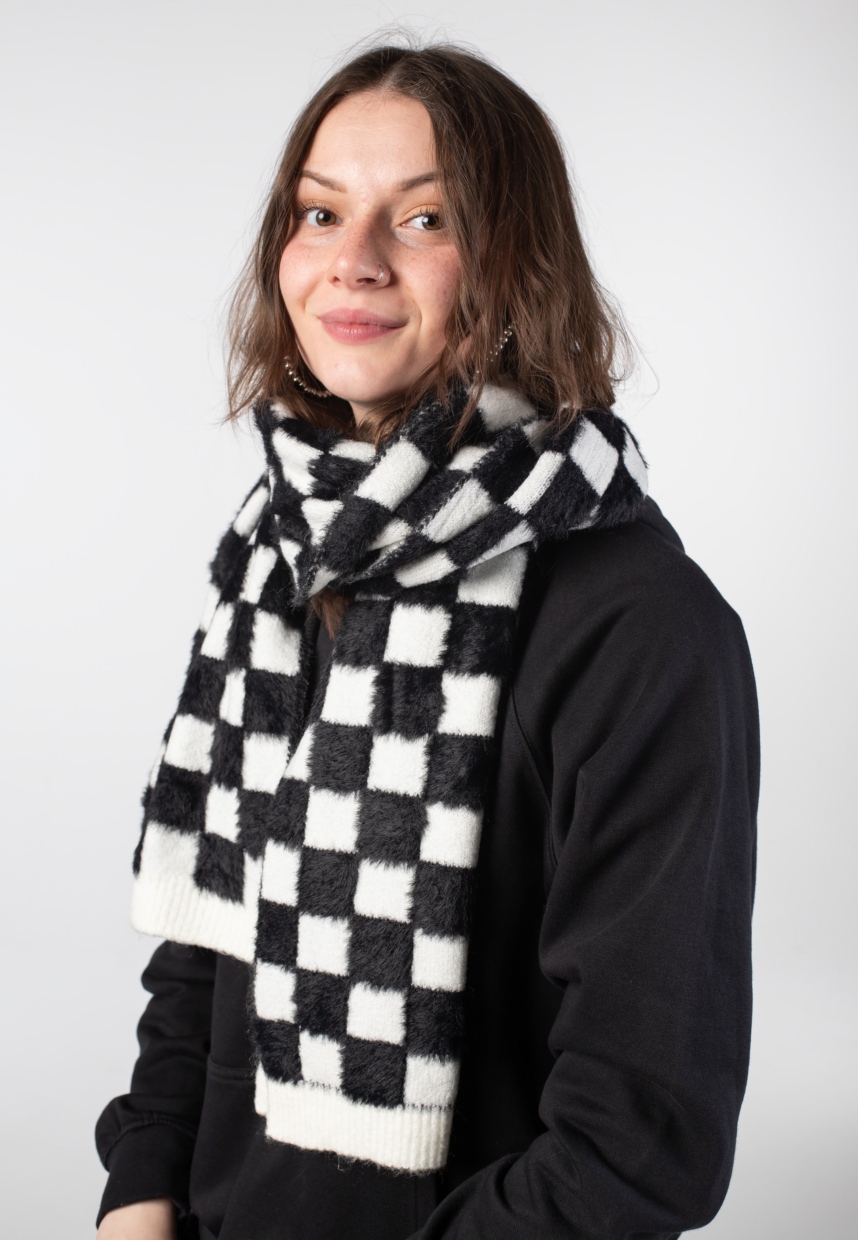 Vans - Off The Wall Black/White - Scarf | Neutral-Image