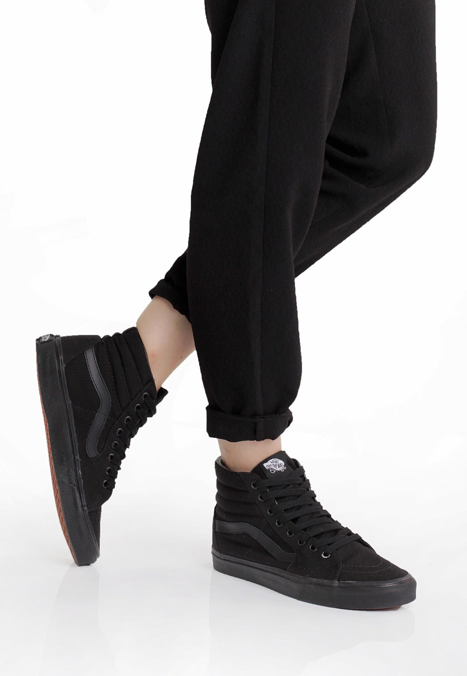 Vans - Sk8-Hi Black/Black/Black - Girl Shoes