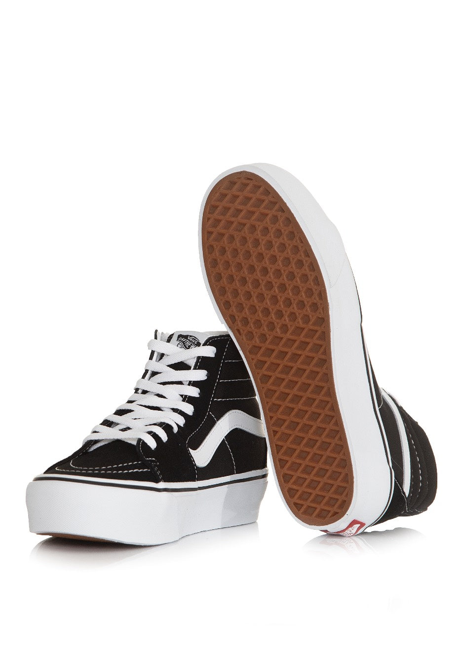 Vans - Sk8 Hi Platform 2.0 Black/True White - Girl Shoes | Women-Image