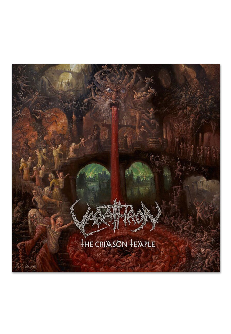 Varathron - The Crimson Temple Crimson Red - Colored Vinyl | Neutral-Image