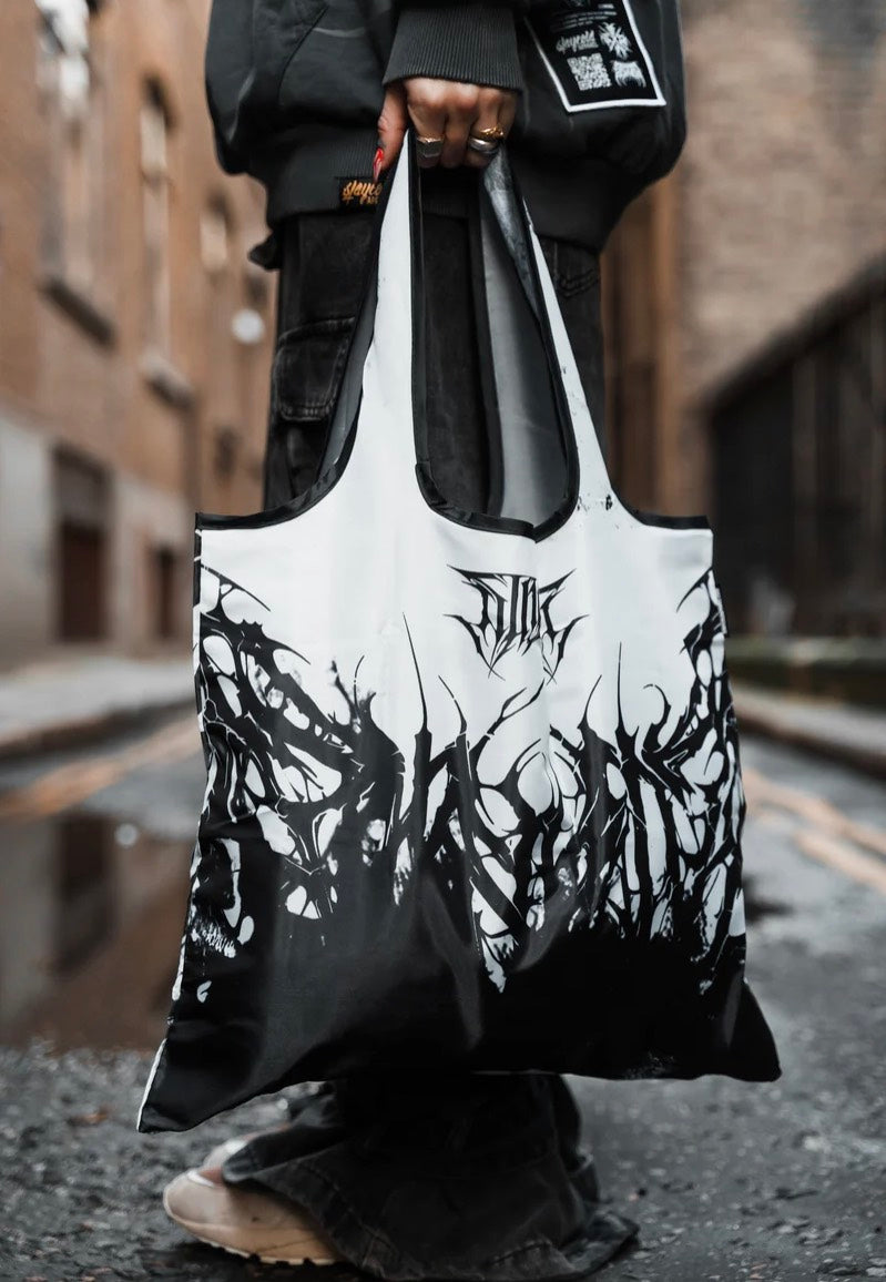 Stay Cold Apparel - Veins Turn To Dust Half-Half Black/White - Tote Bag | Neutral-Image