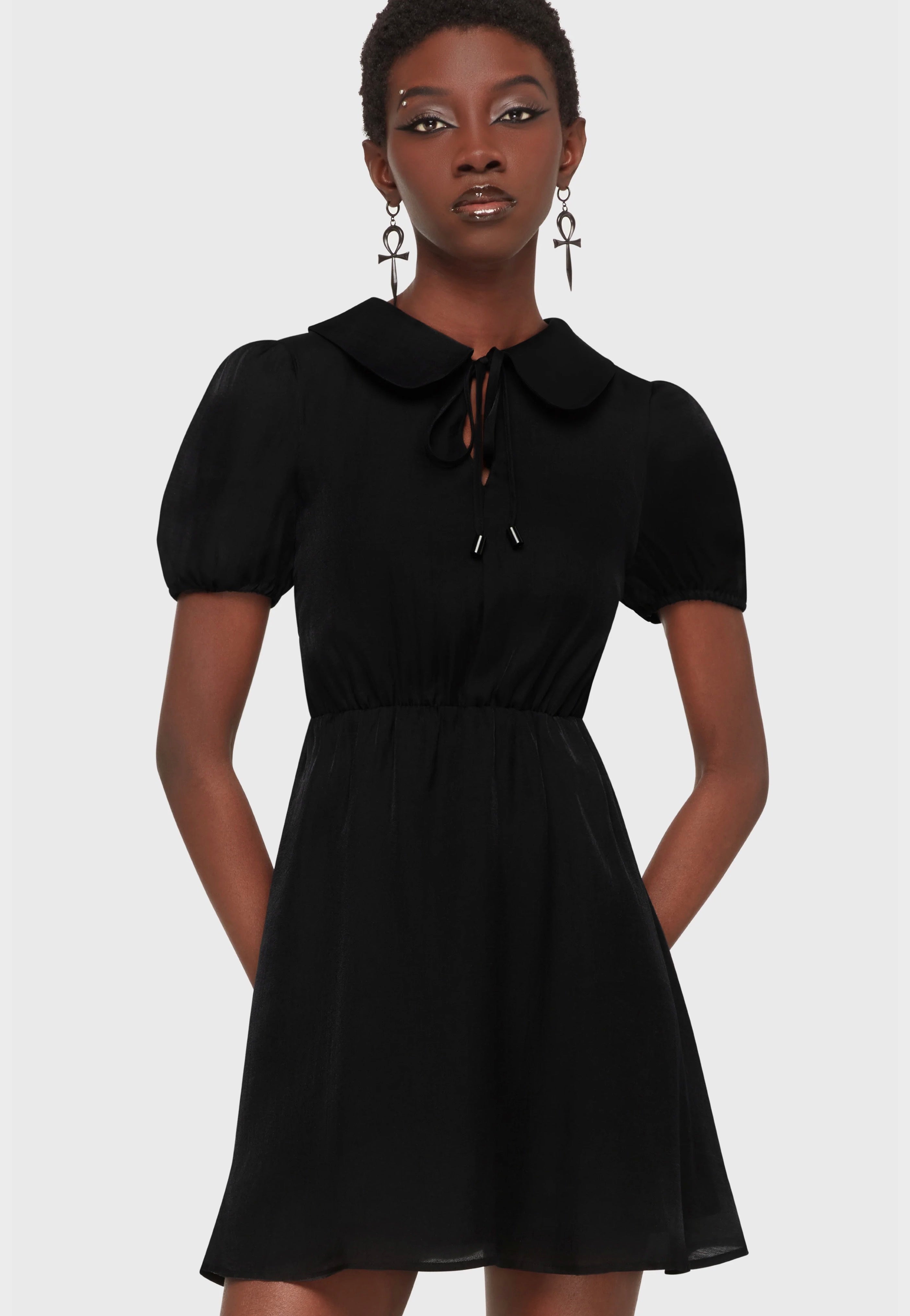 Killstar x Kihilist - Velcarin Black - Dress | Women-Image