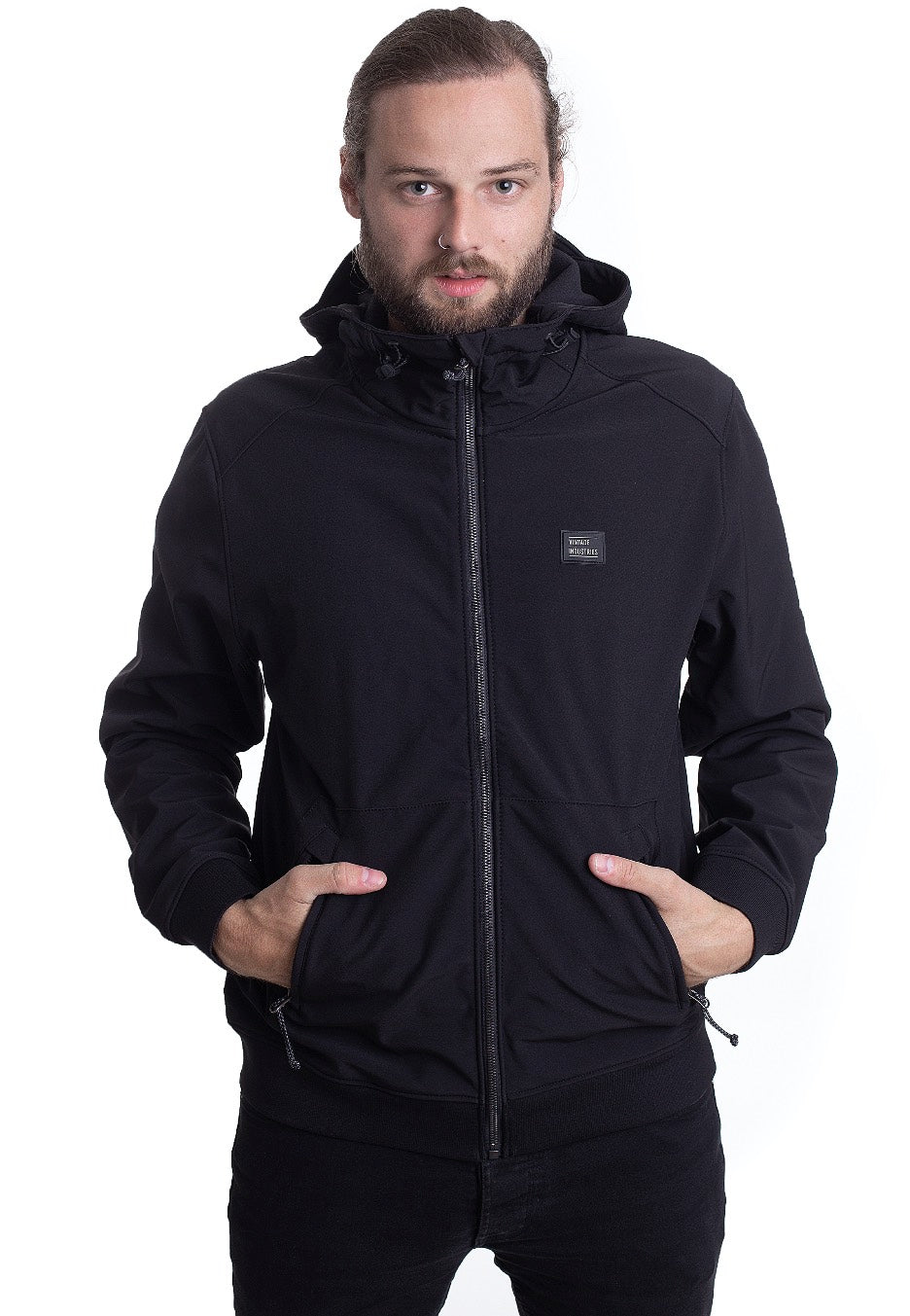Vintage Industries Ashore Softshell Black Jacke