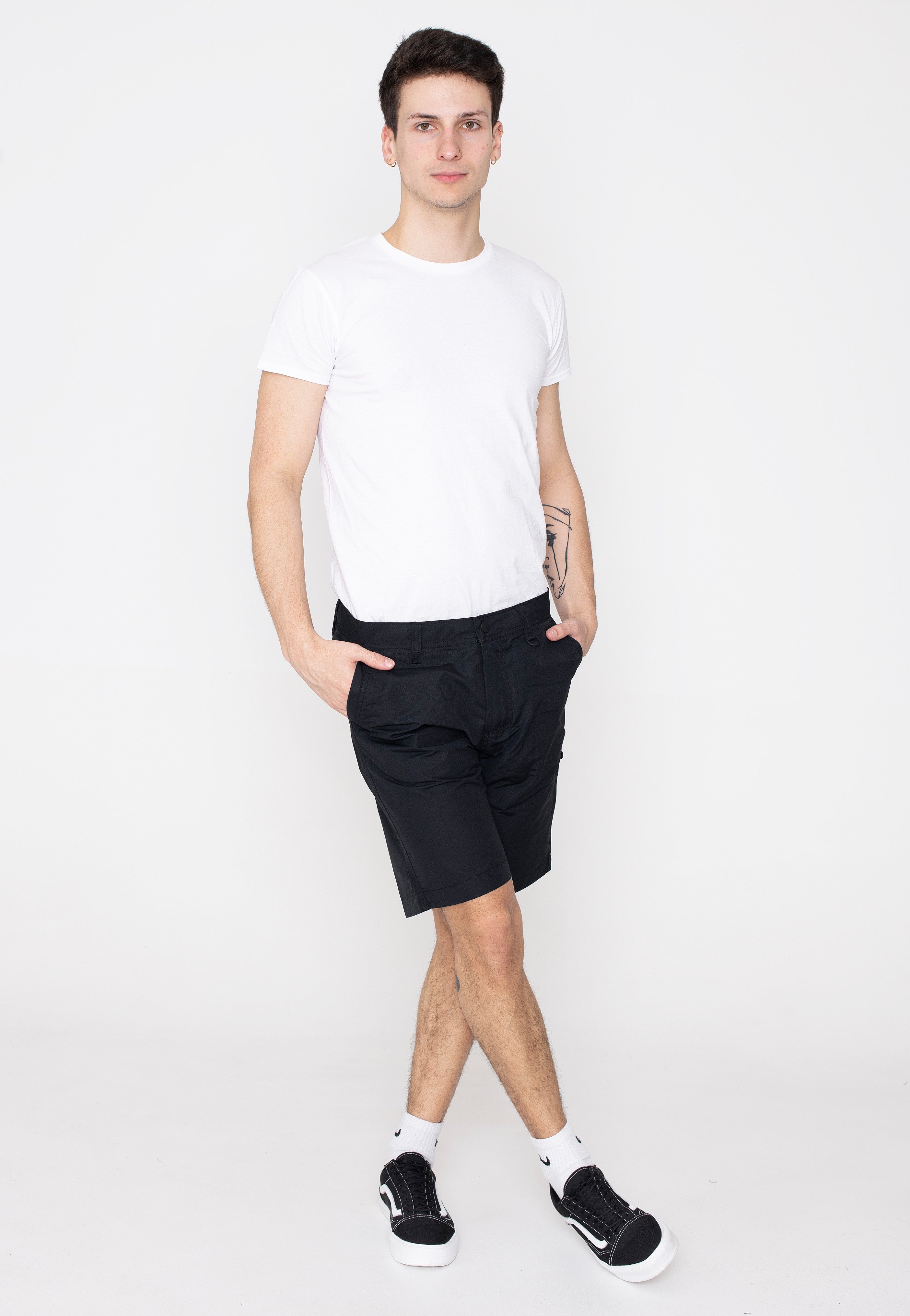 Vintage Industries - Angus Black - Shorts