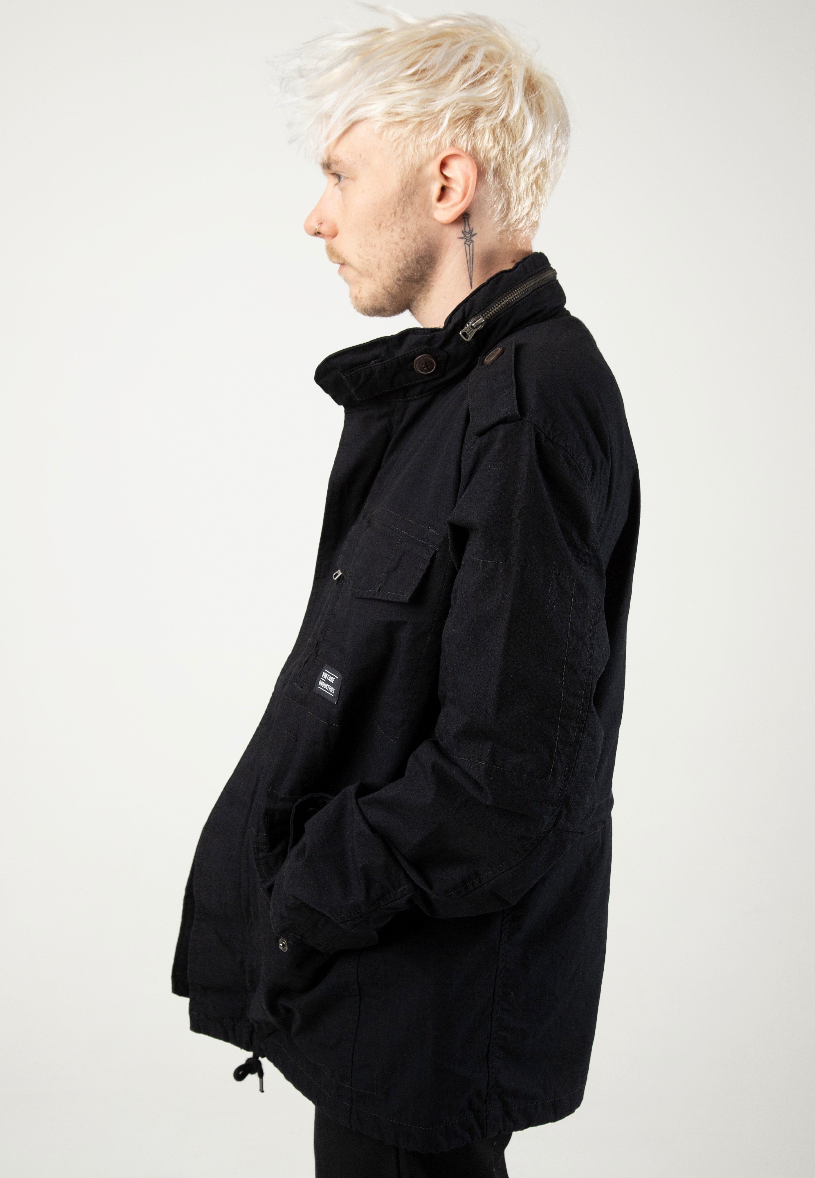 Vintage Industries - Cranford Black - Jacket