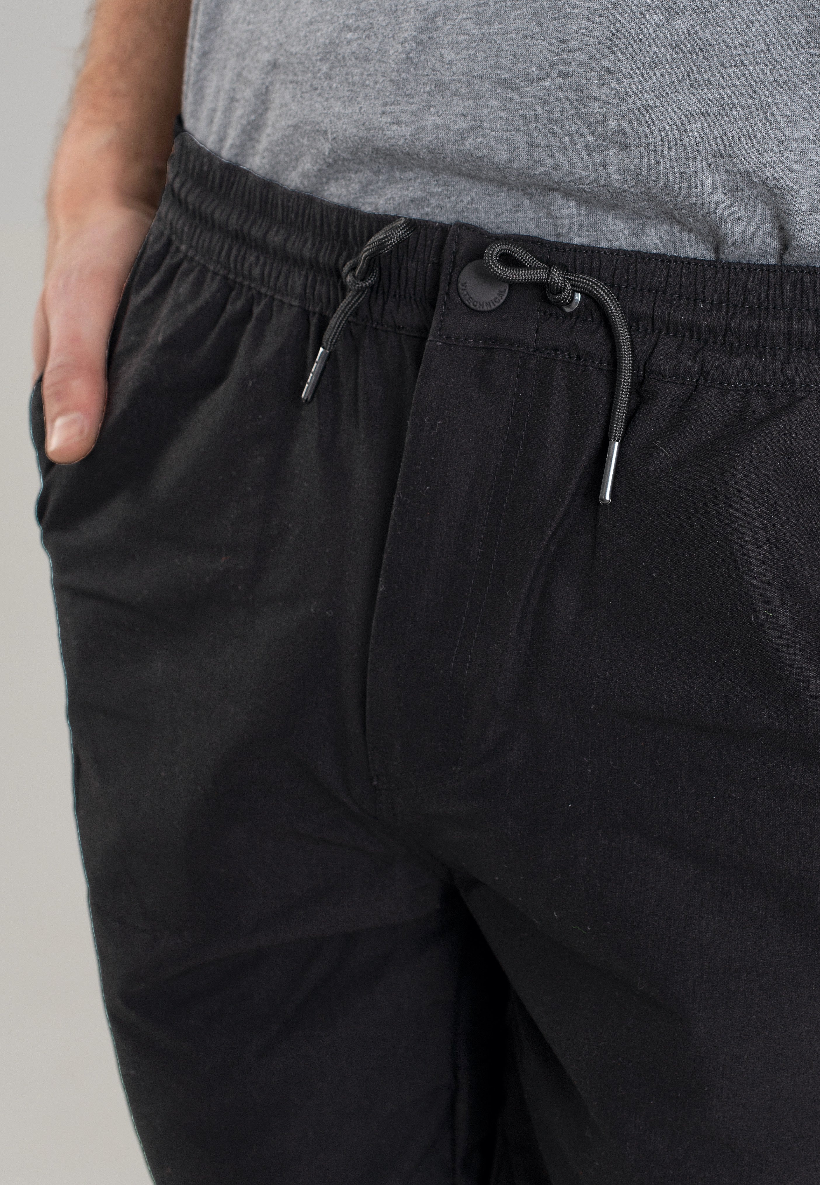 Vintage Industries - Eton Black - Shorts | Men-Image