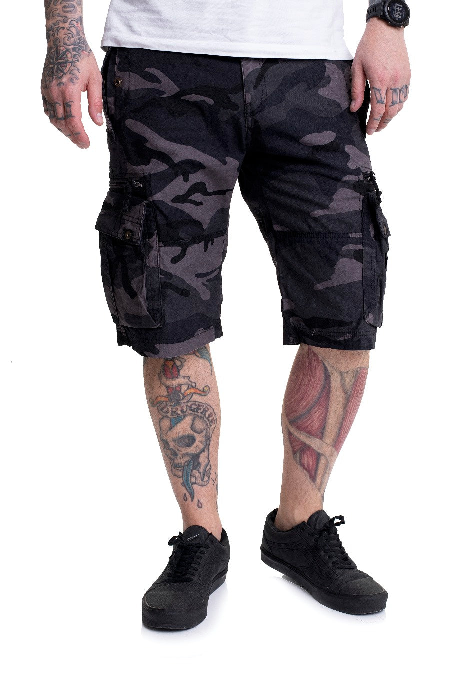 Vintage Industries - Gandor Dark Camo - Shorts