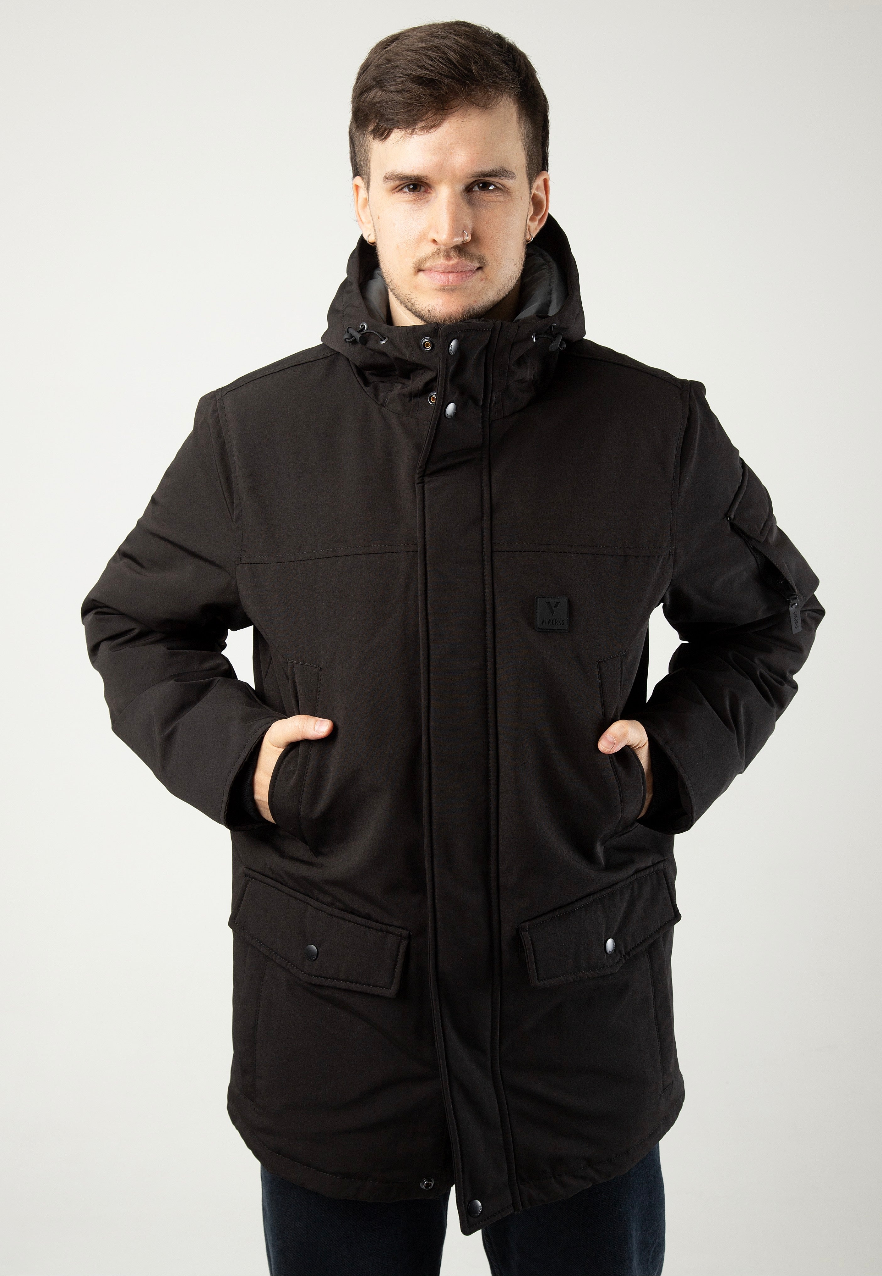 Vintage Industries - Gavyn Black - Jacket | Men-Image