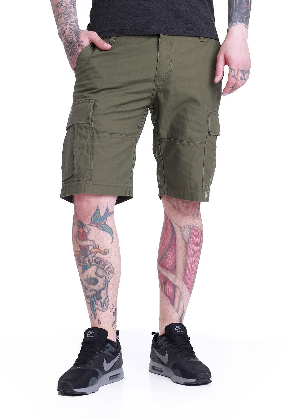 Vintage Industries - Kirby Olive - Shorts