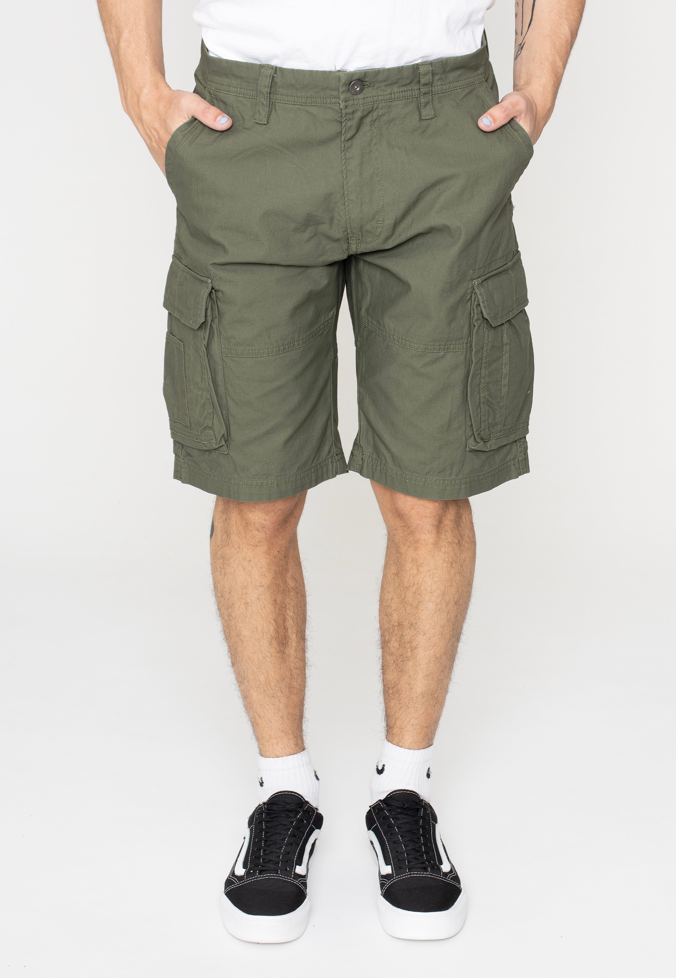 Vintage Industries - Rowing Olive - Shorts