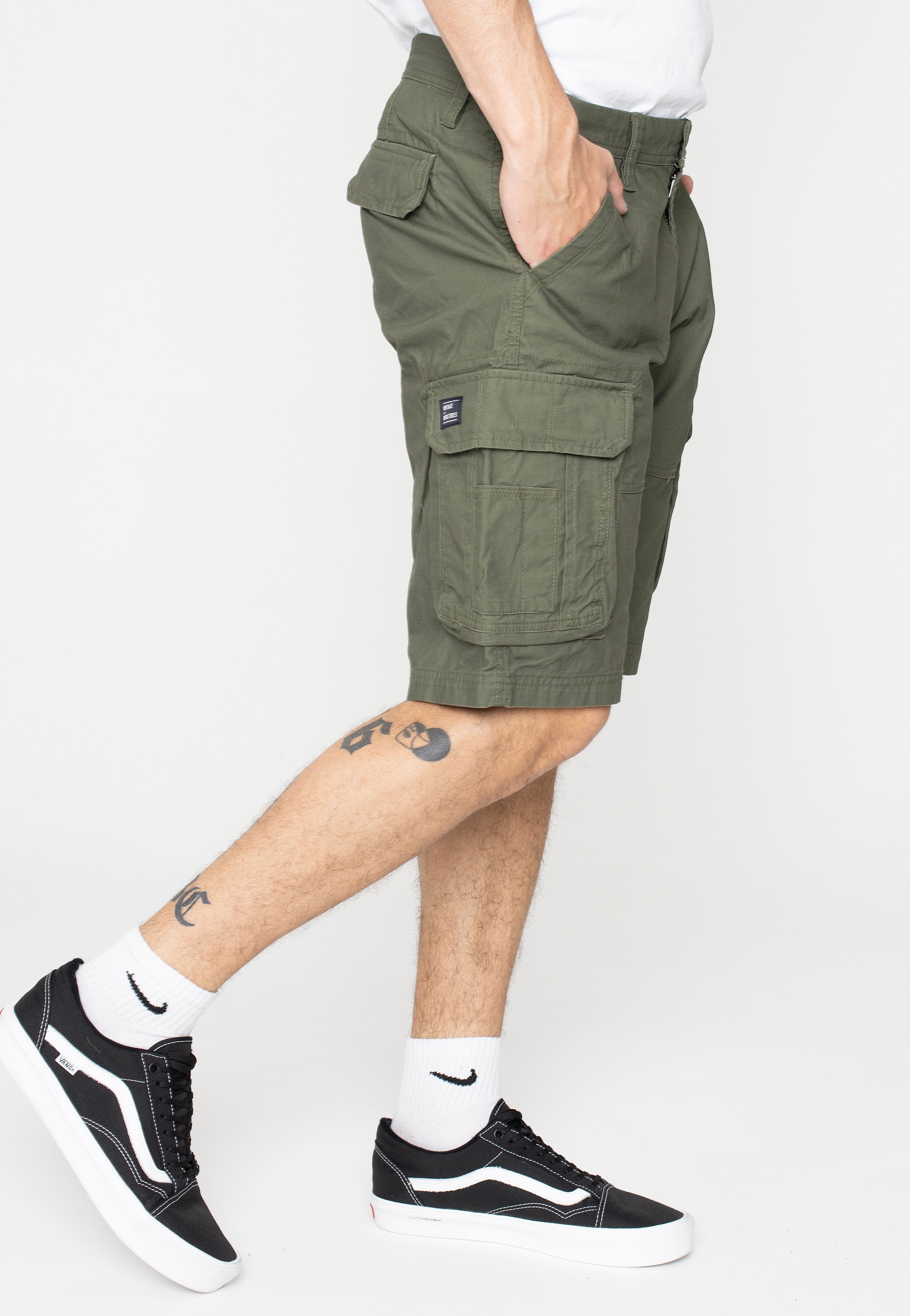 Vintage Industries - Rowing Olive - Shorts