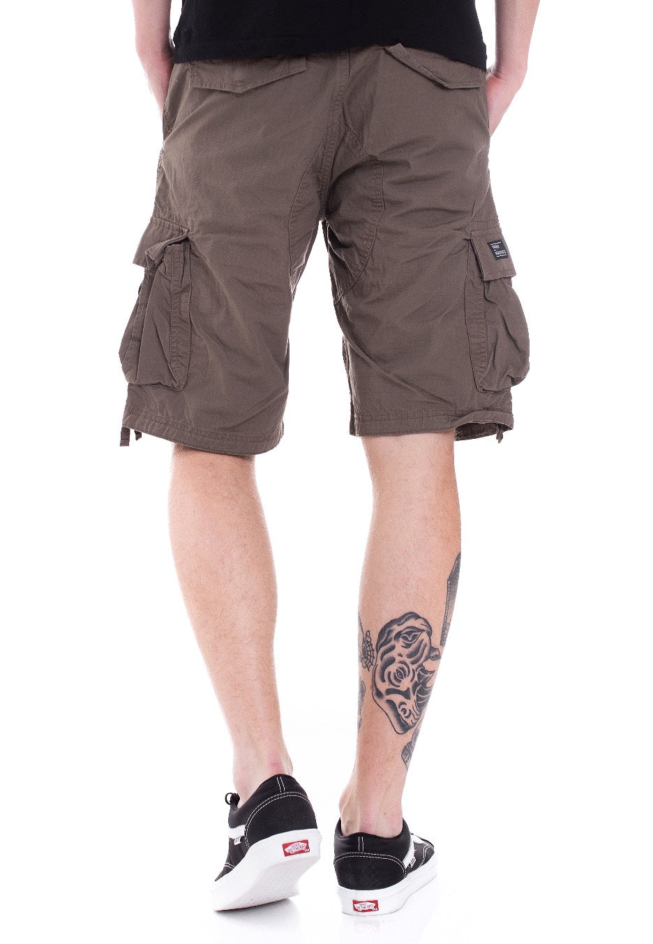 Vintage Industries - Terrance Dark Khaki - Shorts