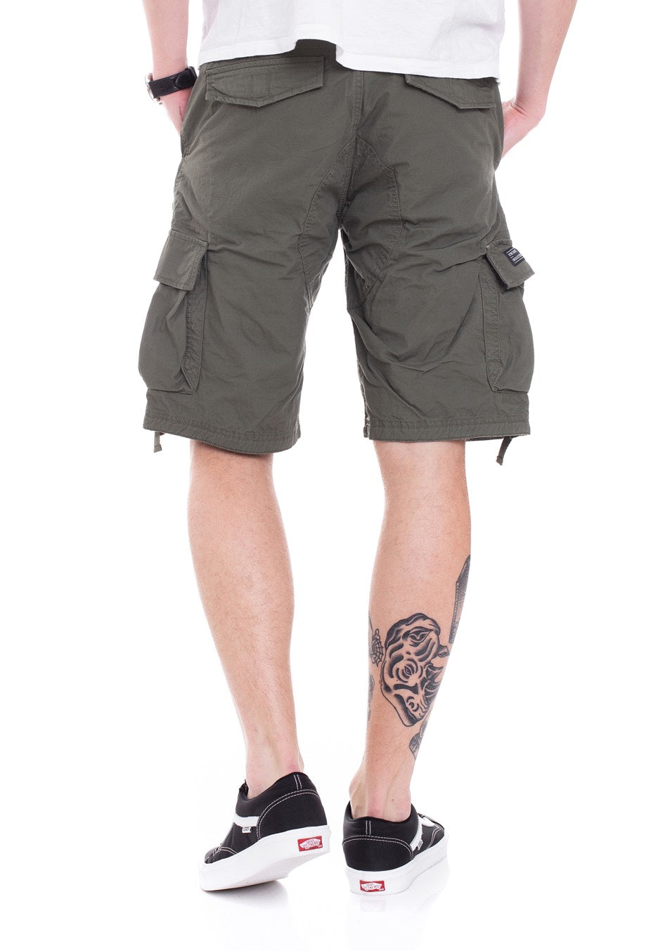 Vintage Industries - Terrance Olive Drab - Shorts