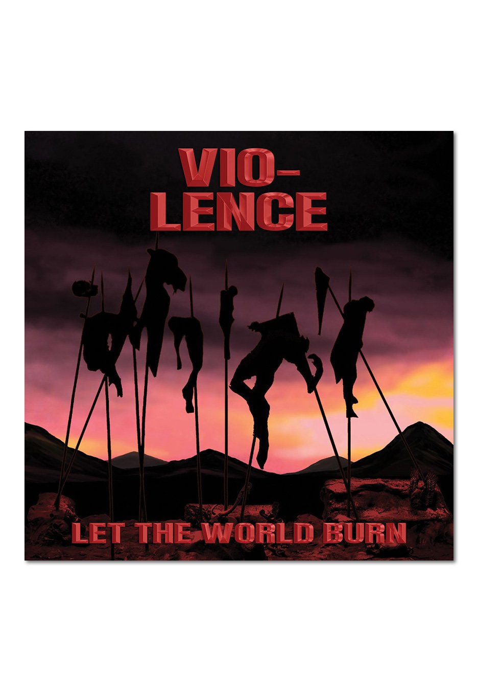 Vio-Lence - Let The World Burn Violette - Marbled Vinyl