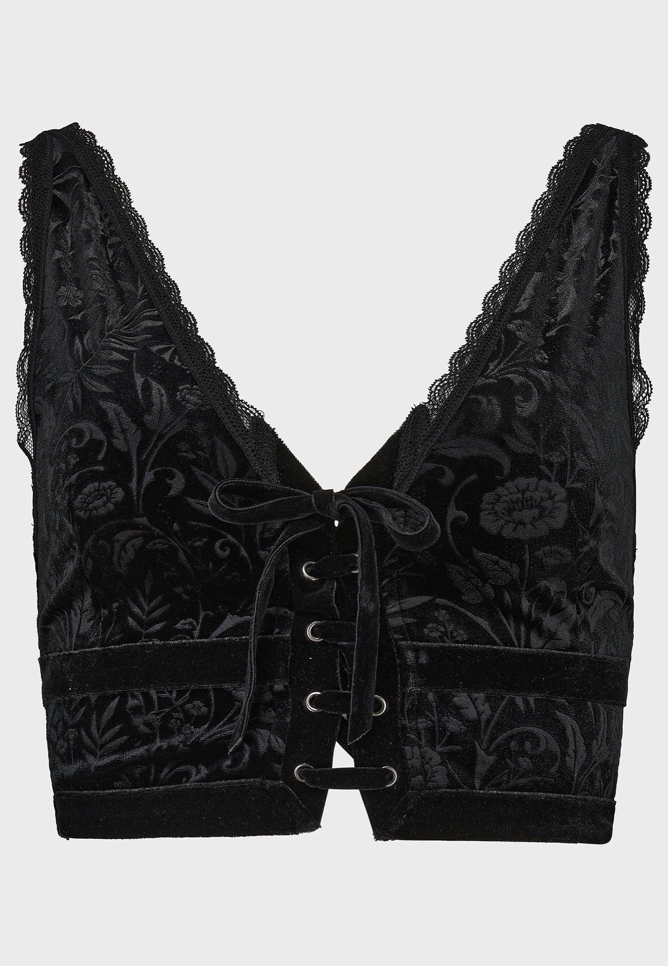 Killstar x Moonbloom - Vipers Nest Black - Bra | Women-Image