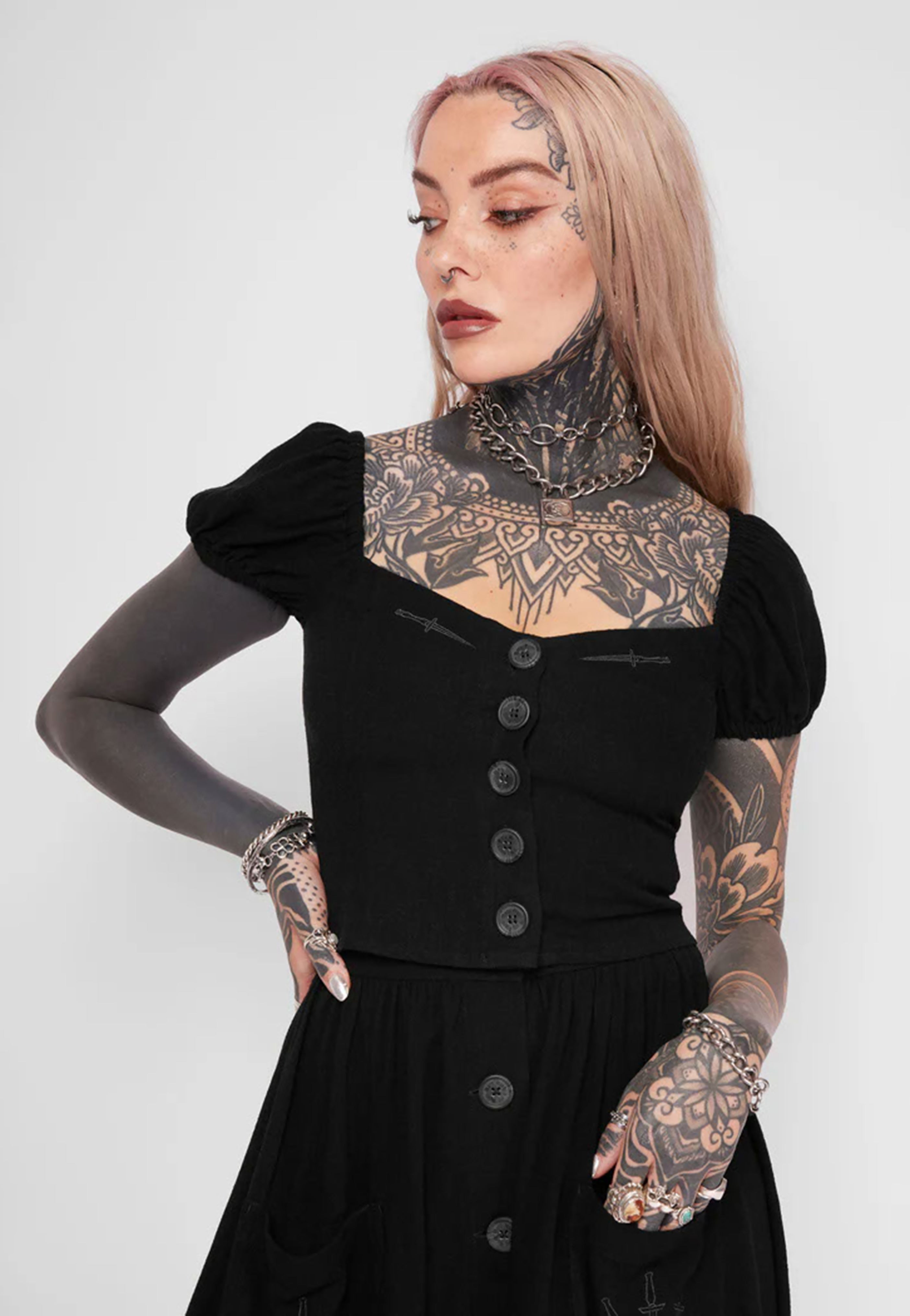Mary Wyatt - Viviana Linen Button-Up - Top | Women-Image