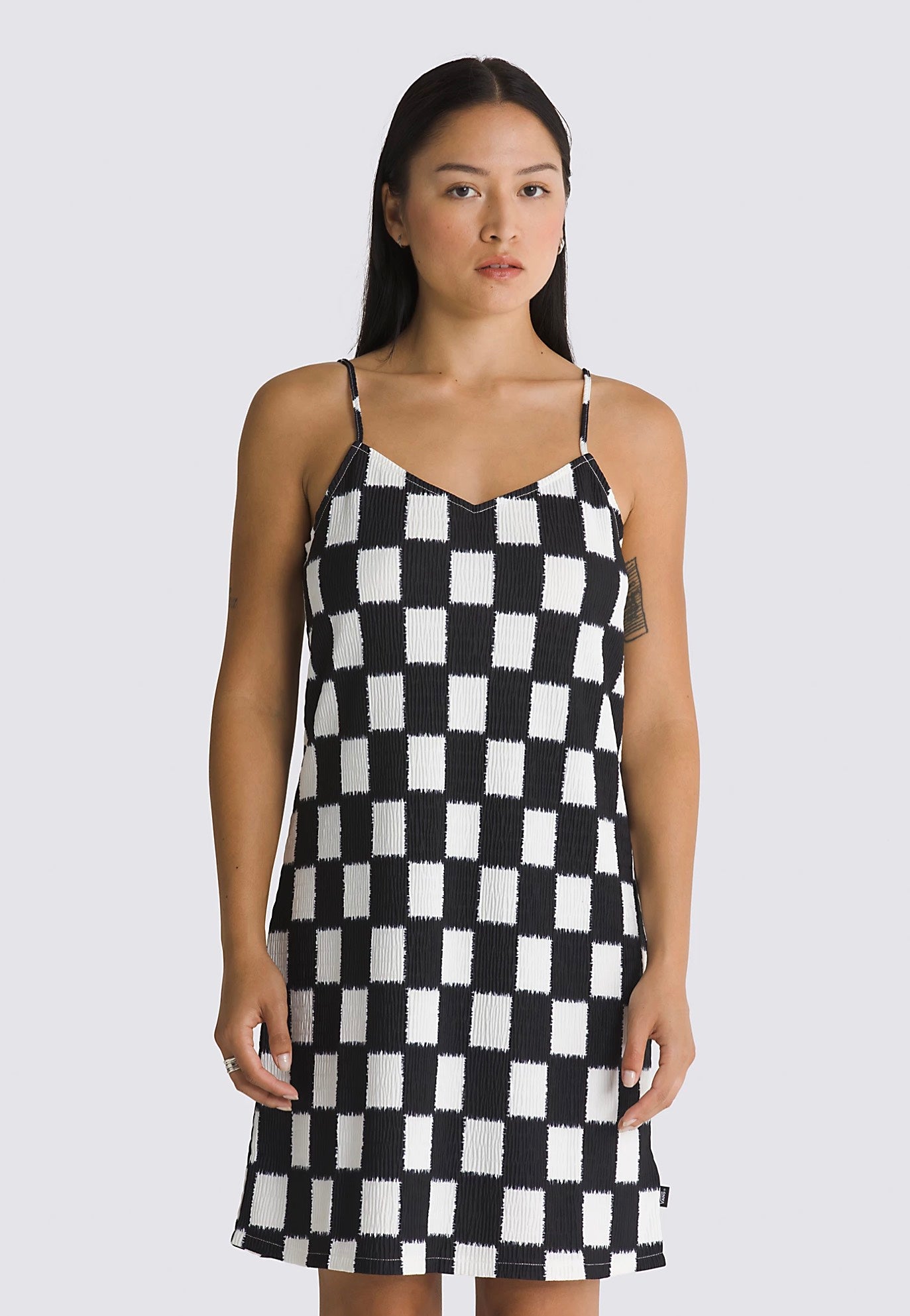 Vans - Benton Checker Cami Black/Marshmallow - Dress