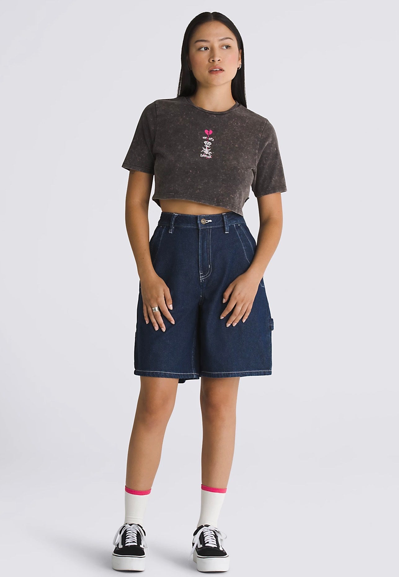 Vans - Heartbreaker Crew Crop II Black - T-Shirt | Nuclear Blast