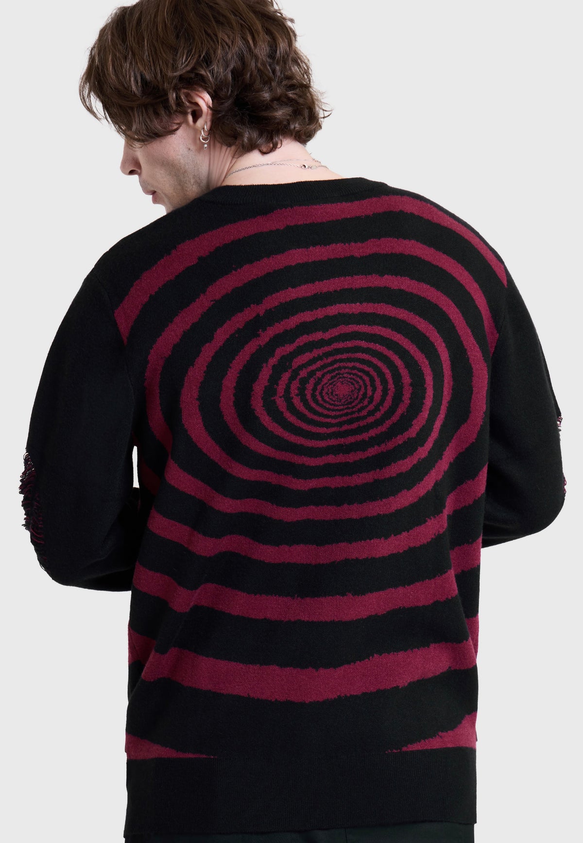 Killstar x Motionless in White Voices Spiral Bondage Knit Multi Pullover