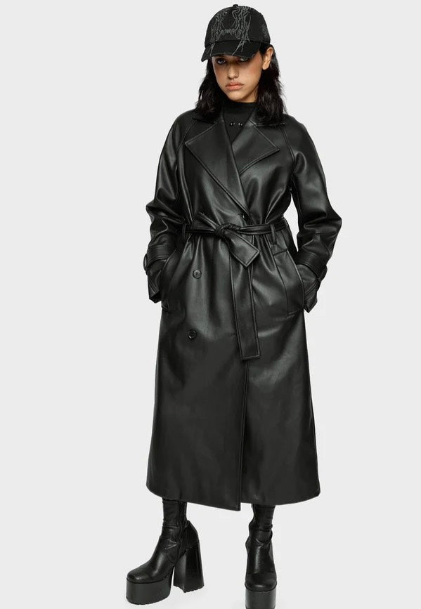 Mary Wyatt Void Distressed Black Cap