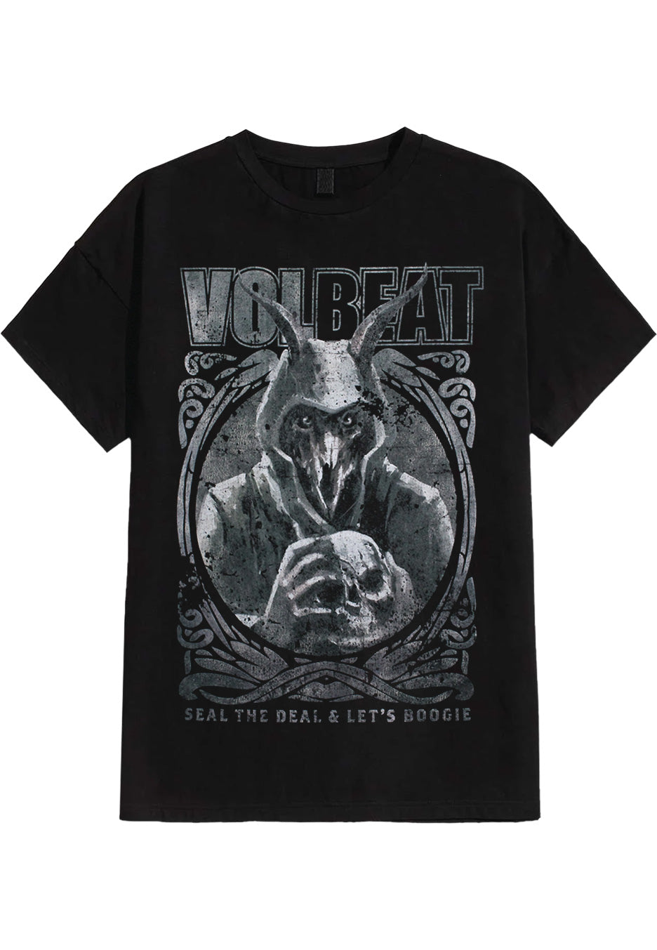 Volbeat Goat With Skull Camiseta