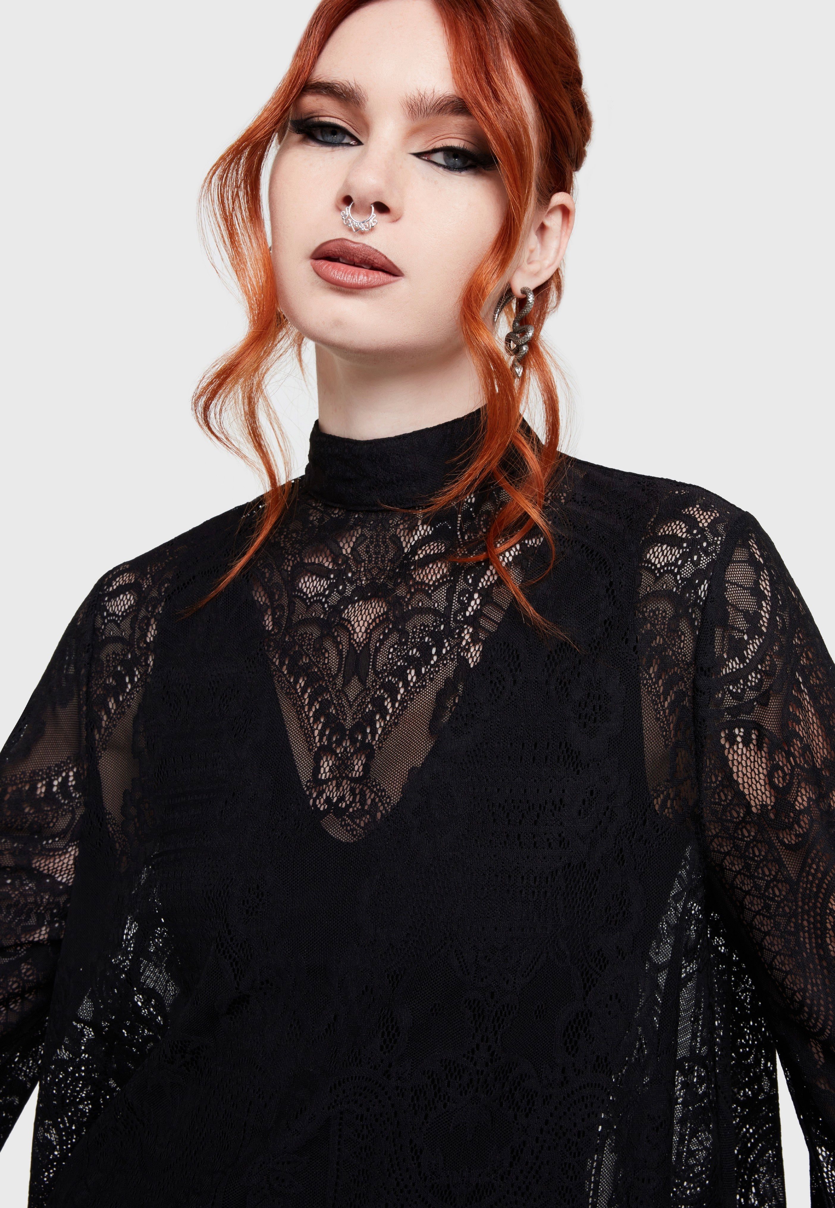 Killstar - Waltz In Mourning Mini Black - Dress | Women-Image