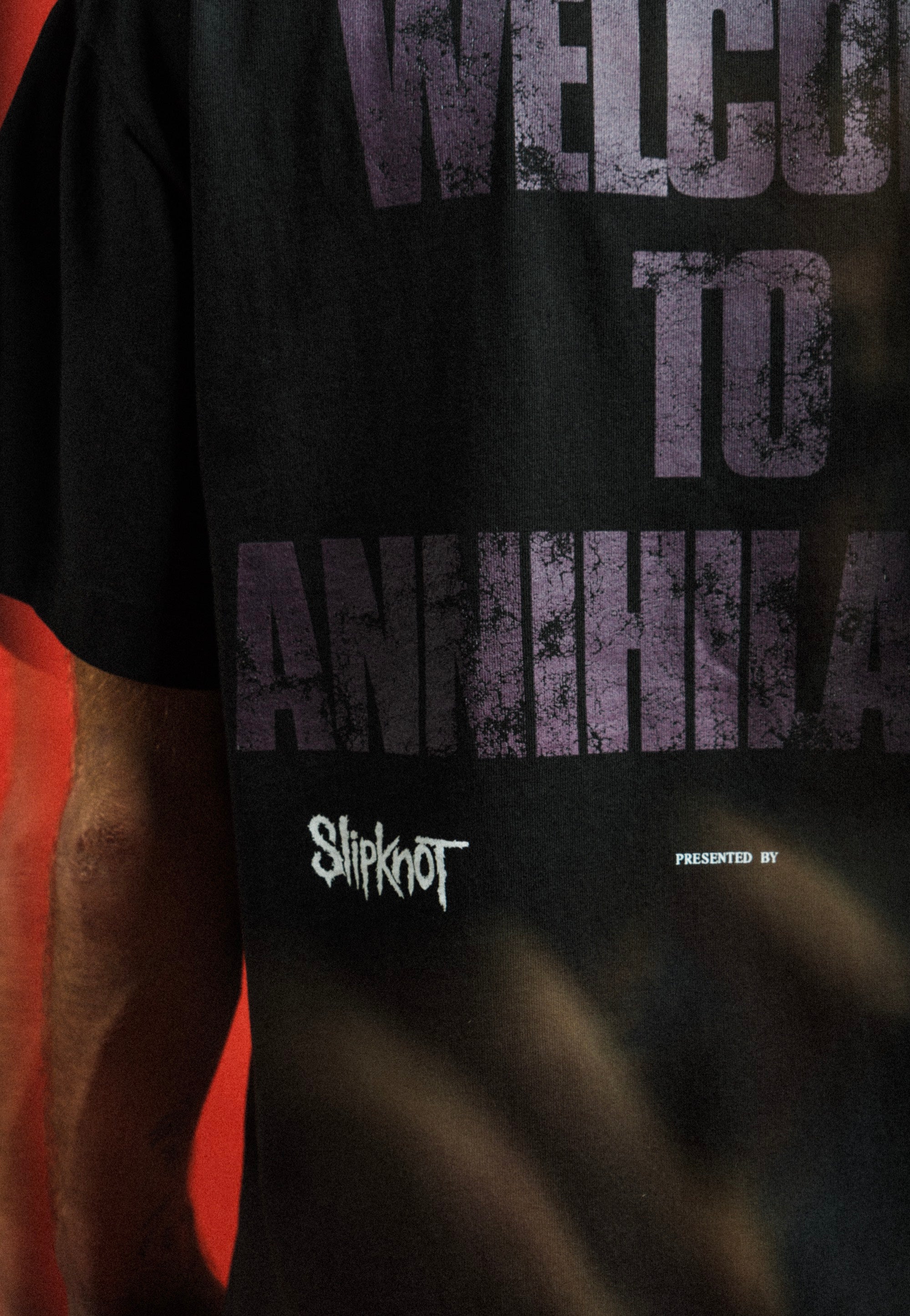 Welcome x Slipknot - Annihilation Boxy Garment-Dyed Black - T Welcome x Slipknot - Annihilation Boxy Garment-Dyed Black - T