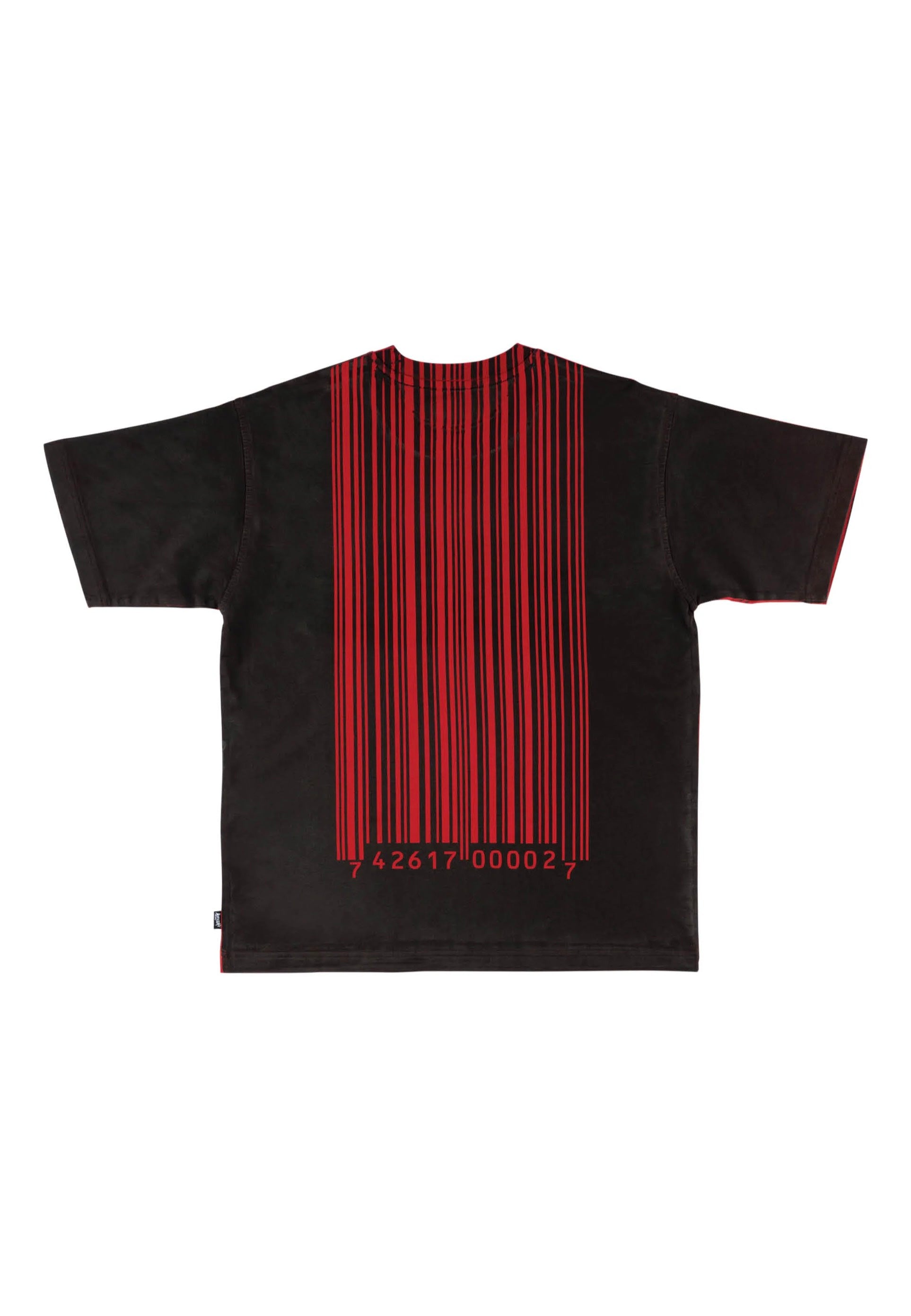 Welcome x Slipknot - Barcode Boxy Overprint Black/Red - T-Shirt | Men-Image