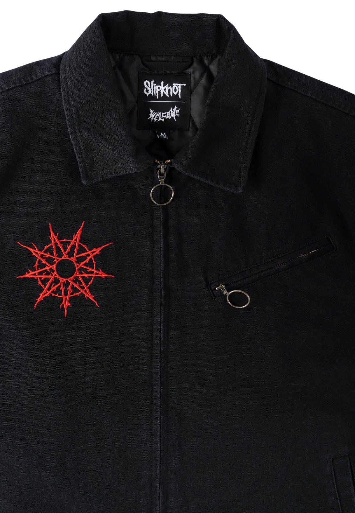 Welcome x Slipknot - Self-Titled Canvas Black - Jeans Jacket | Men-Image