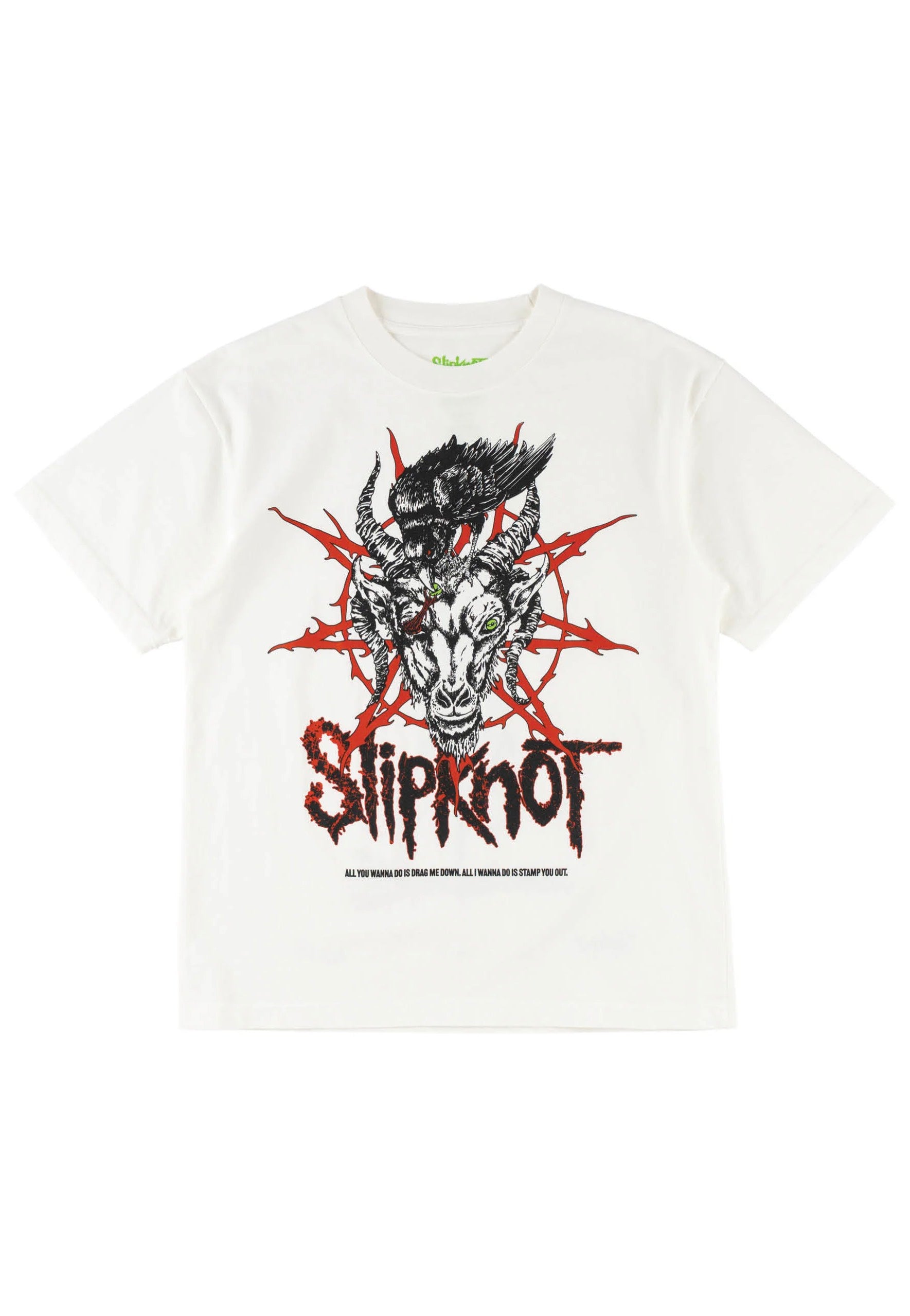 Welcome x Slipknot - Spit it Out White - T-Shirt | Neutral-Image