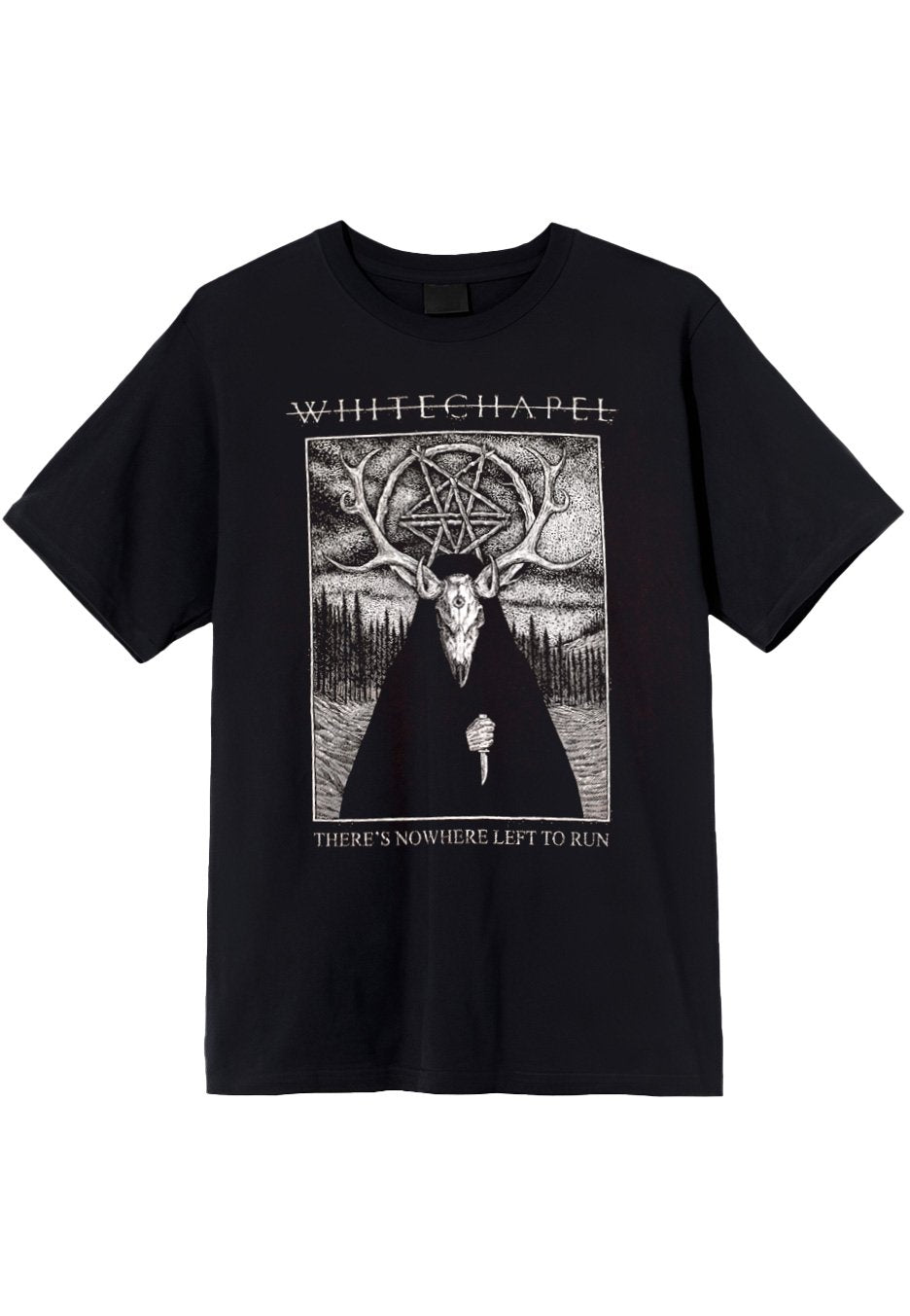 Whitechapel - Nowhere Left To Run Acid Washed - T-Shirt