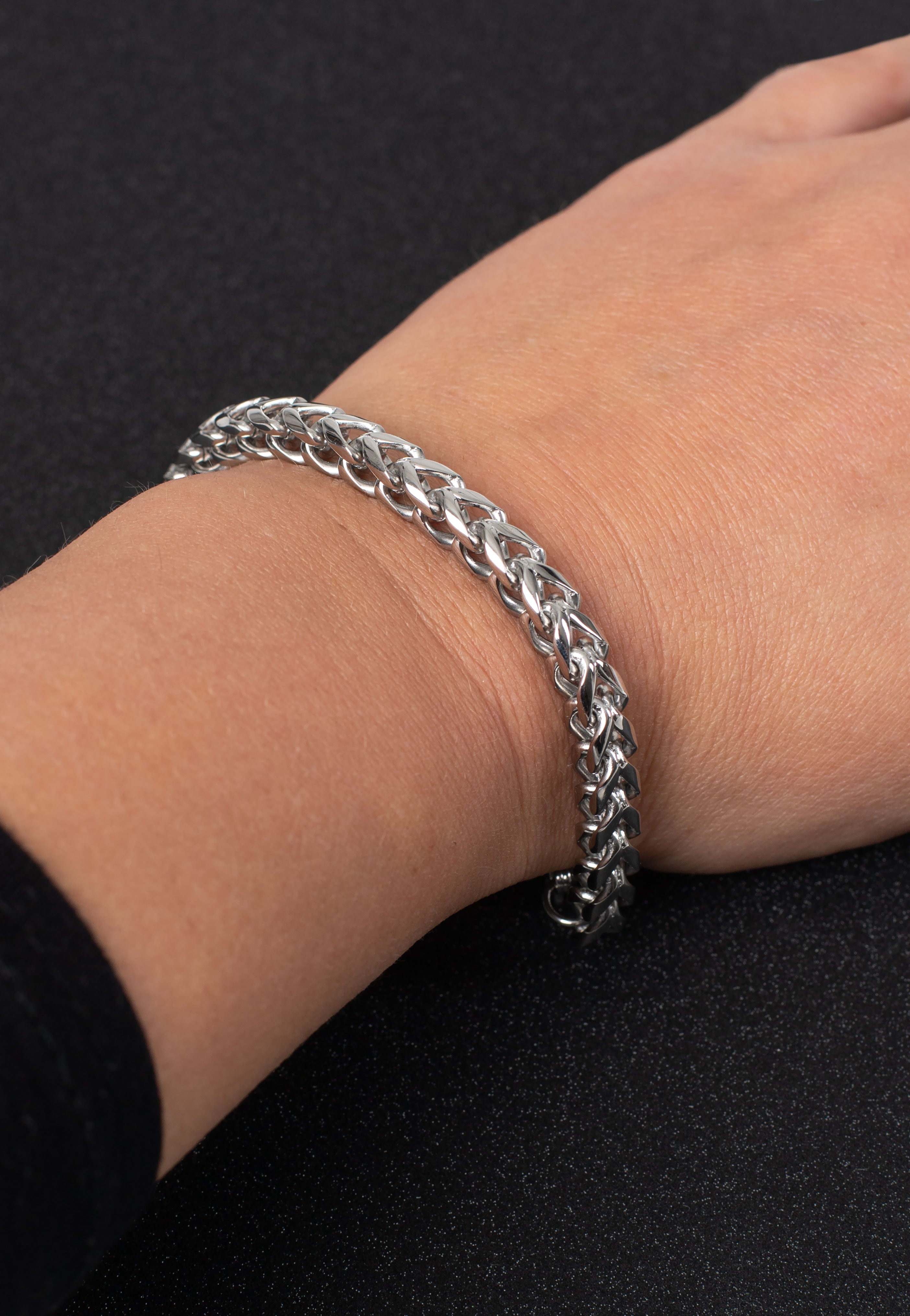 Wildcat - Braided Square Silver - Bracelet | Neutral-Image