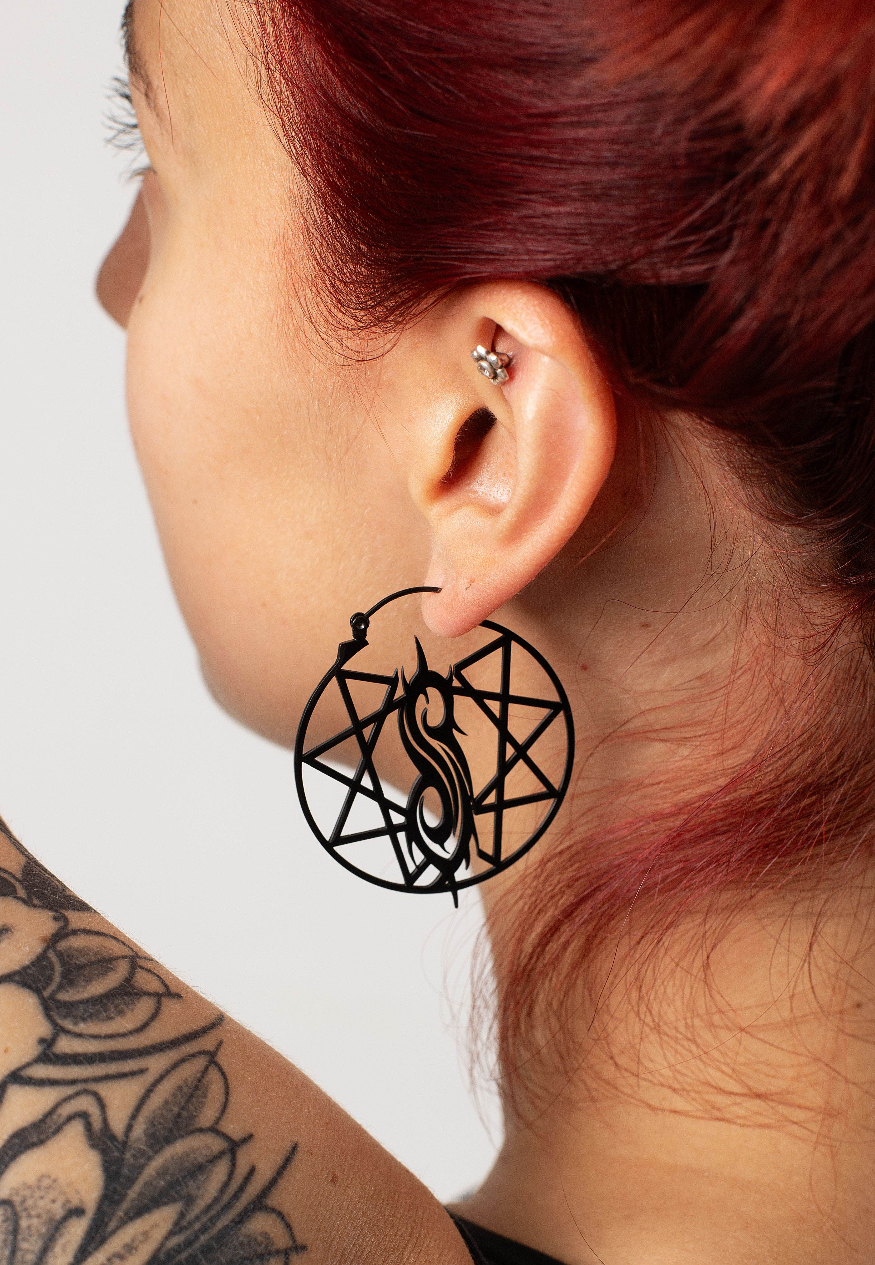 Wildcat x Slipknot - Nonagram Logo - Earrings | Nuclear Blast