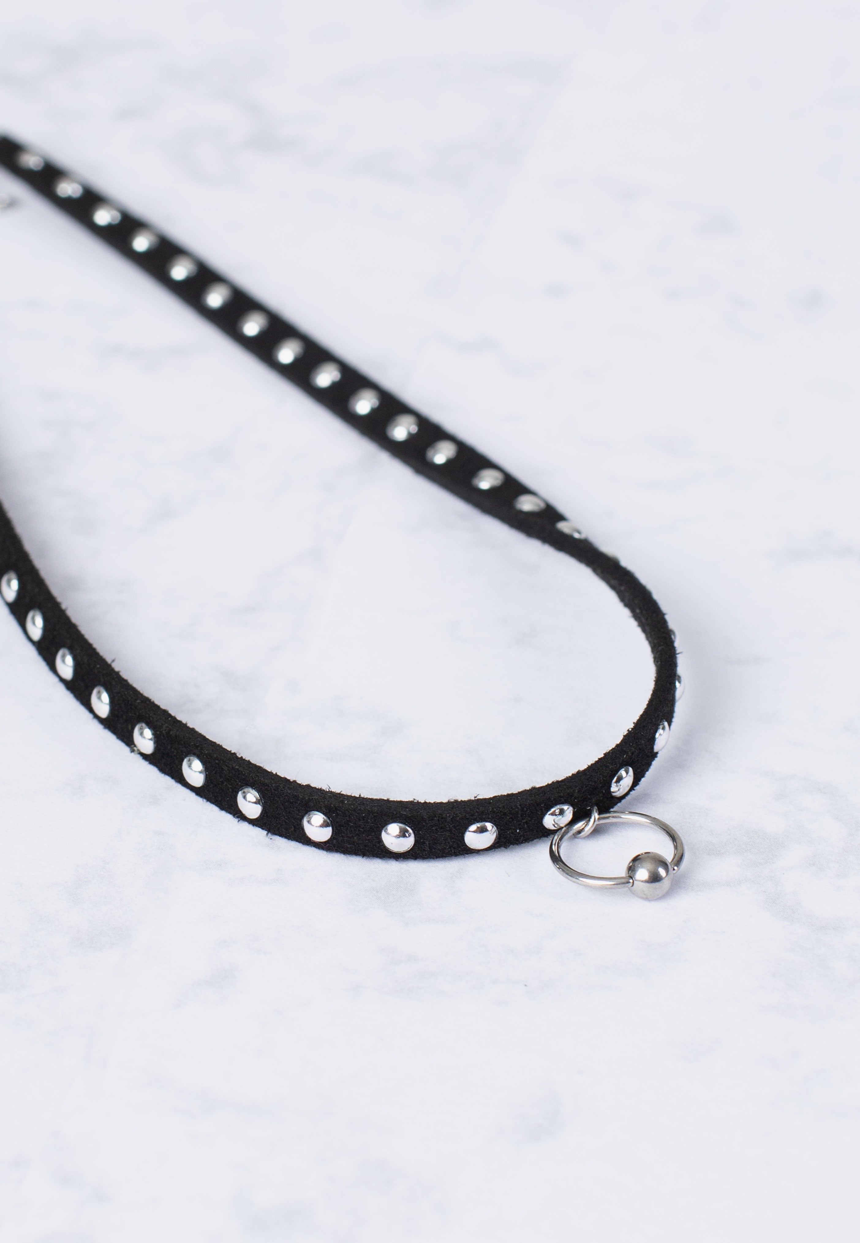 Wildcat - Ring Of O Studded Black - Choker | Neutral-Image