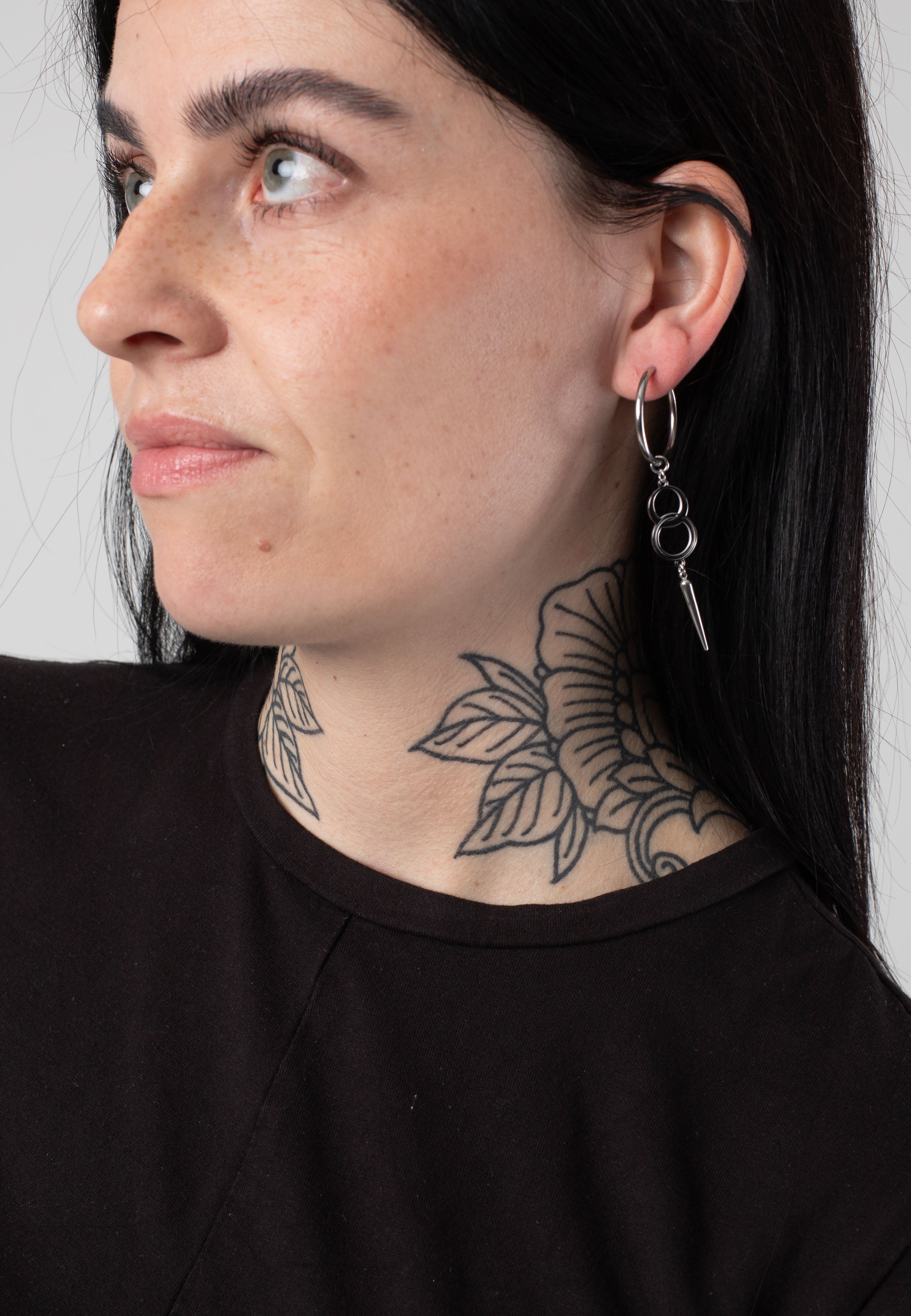 Wildcat - Sinn Pairs Silver - Earrings | Neutral-Image