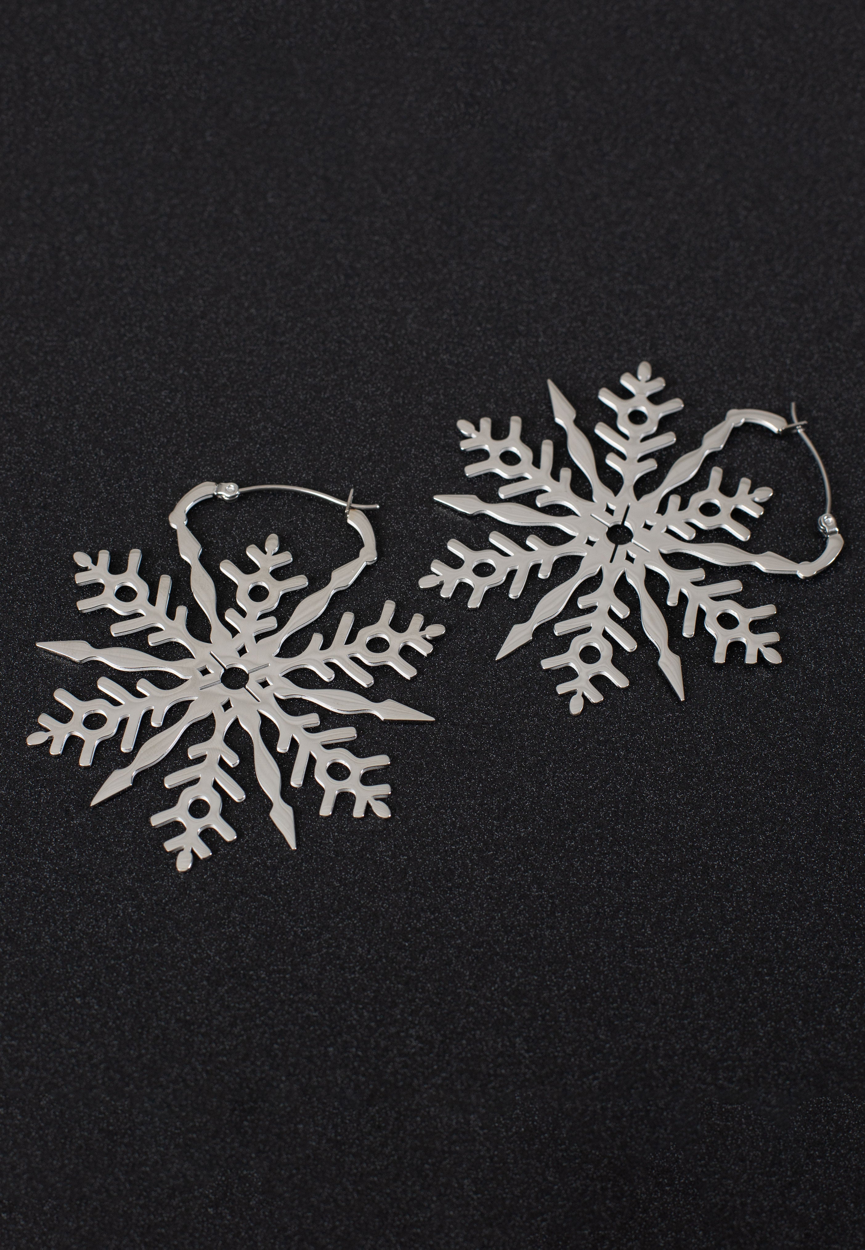 Wildcat - Snowflake Silver - Earrings | Neutral-Image