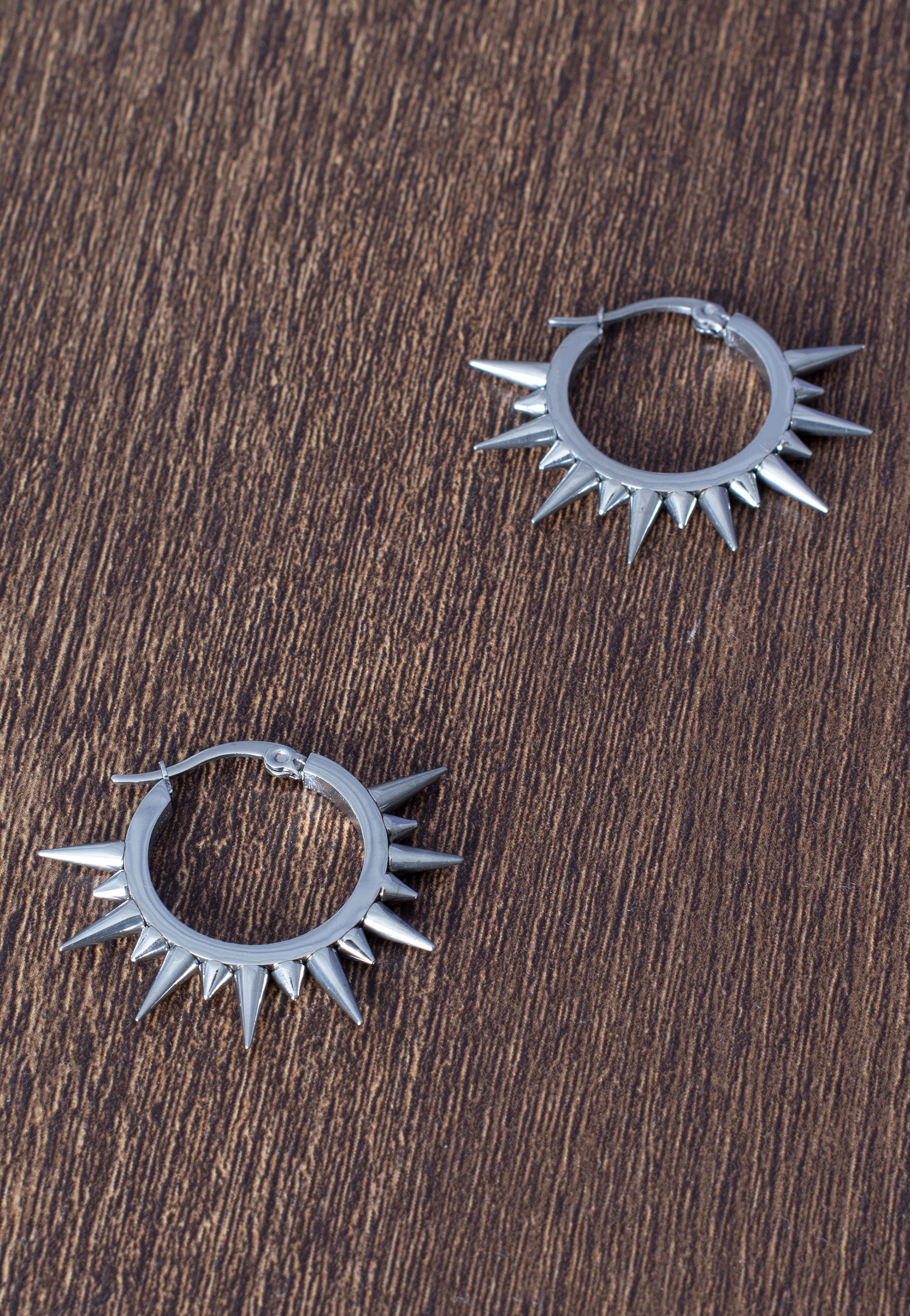 Wildcat - Spiked Silver - Earrings