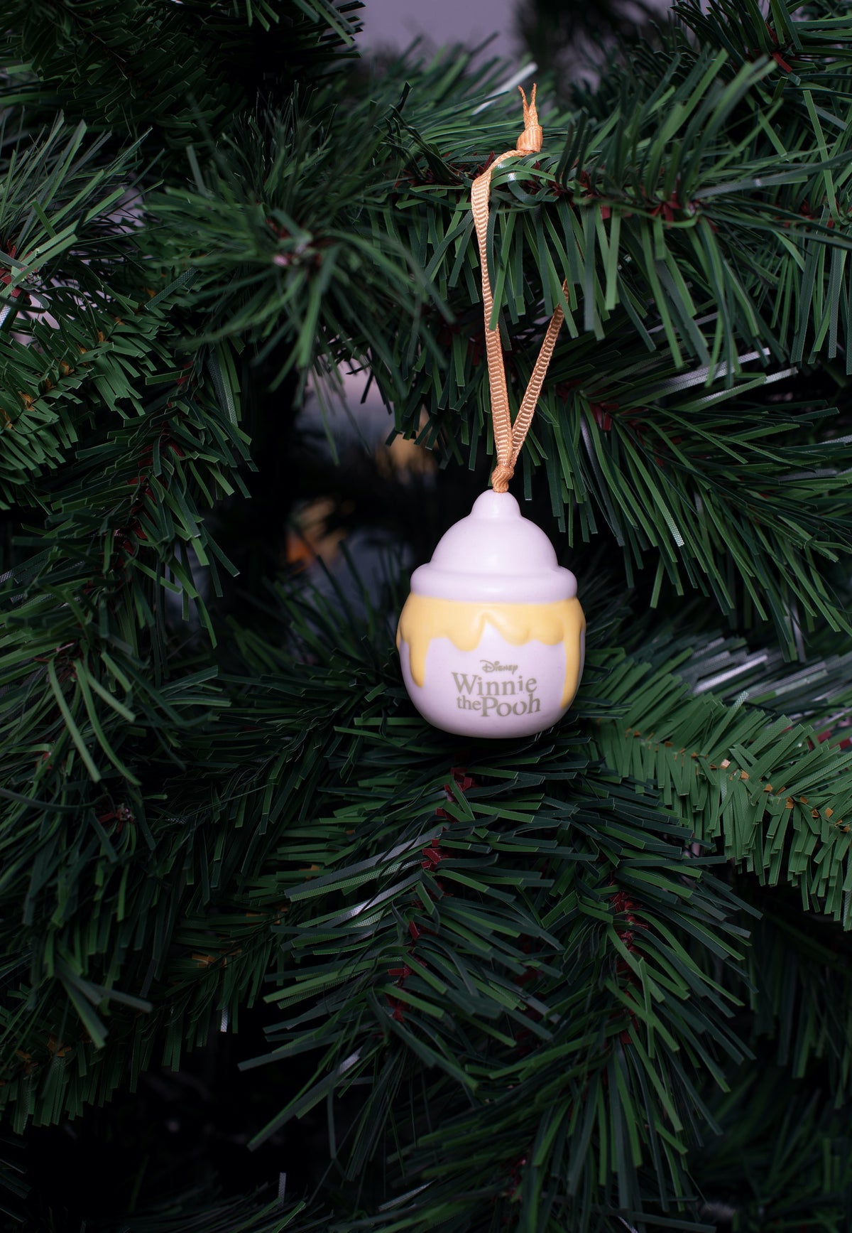 Winnie The Pooh Hunny Ornamentos para el árbol de Navidad