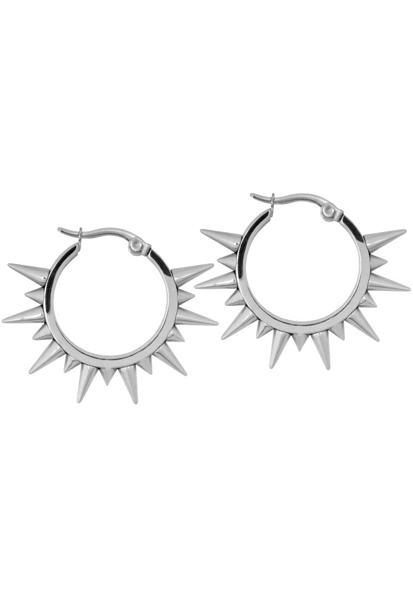 Wildcat - Spiked Silver - Earrings