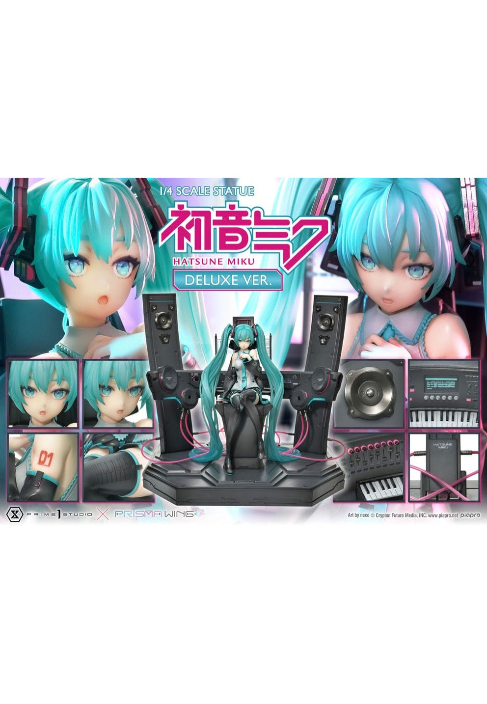 Hatsune Miku - Prisma Wing 1:4 Hatsune Miku Art by neco Hatsune Miku - Prisma Wing 1:4 Hatsune Miku Art by neco
