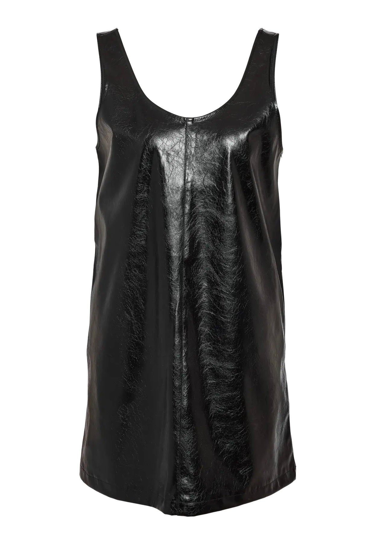 Noisy May - Kane Pinafore Vinyl Black - Dress | Women-Image