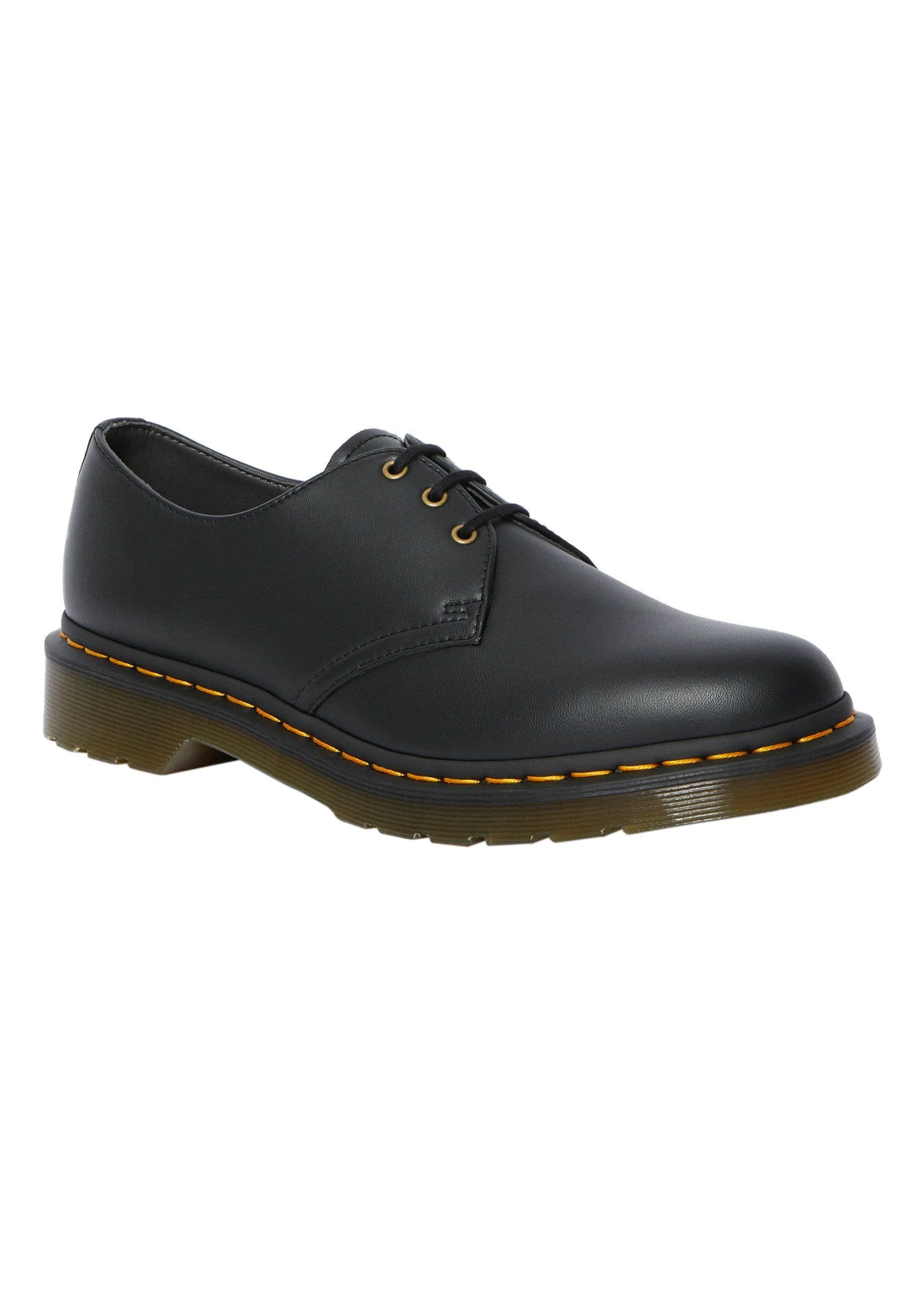 Dr. Martens - Vegan 1461 Black Felix Rub Off - Girl Shoes