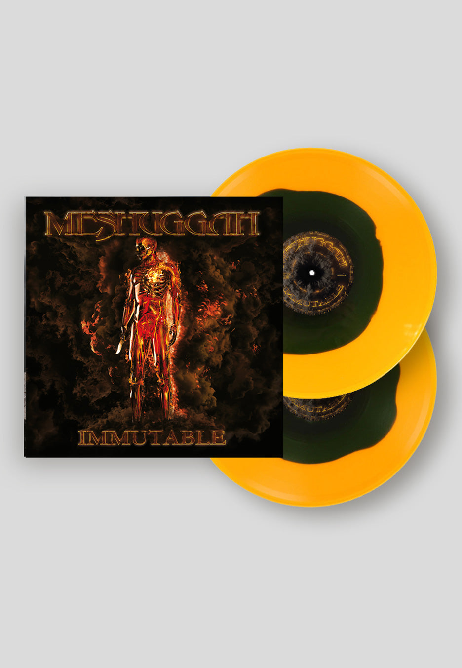 Meshuggah - Immutable Ltd. Orange/Black Circle - Colored 2 Vinyl