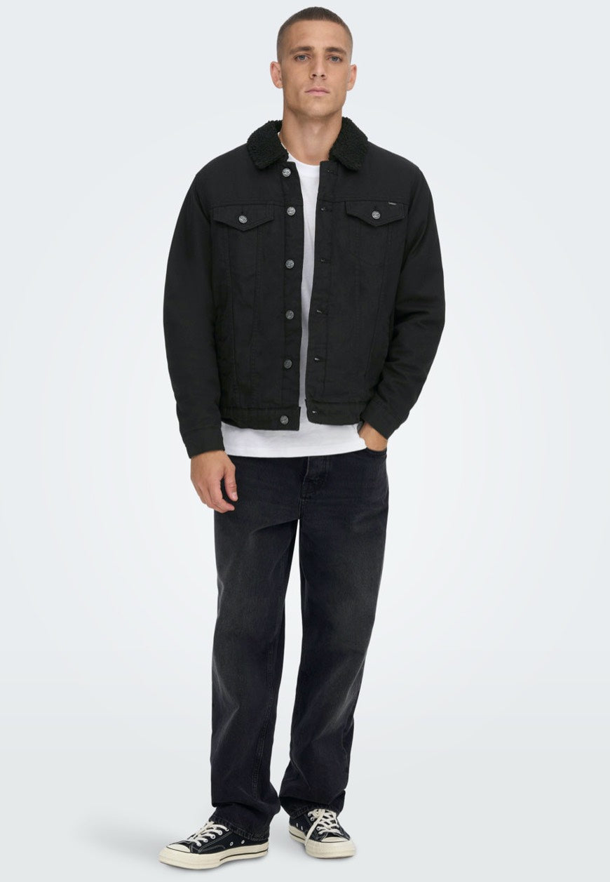 Only & Sons - Louis Canvas Black - Jacket
