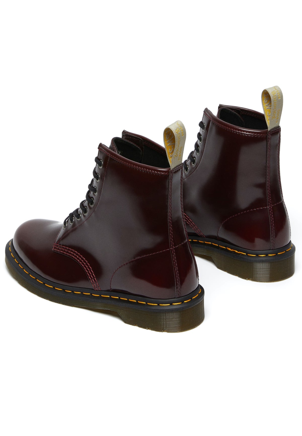 Dr. Martens - Vegan 1460 Cherry Red Oxford Rub Off Red - Shoes 