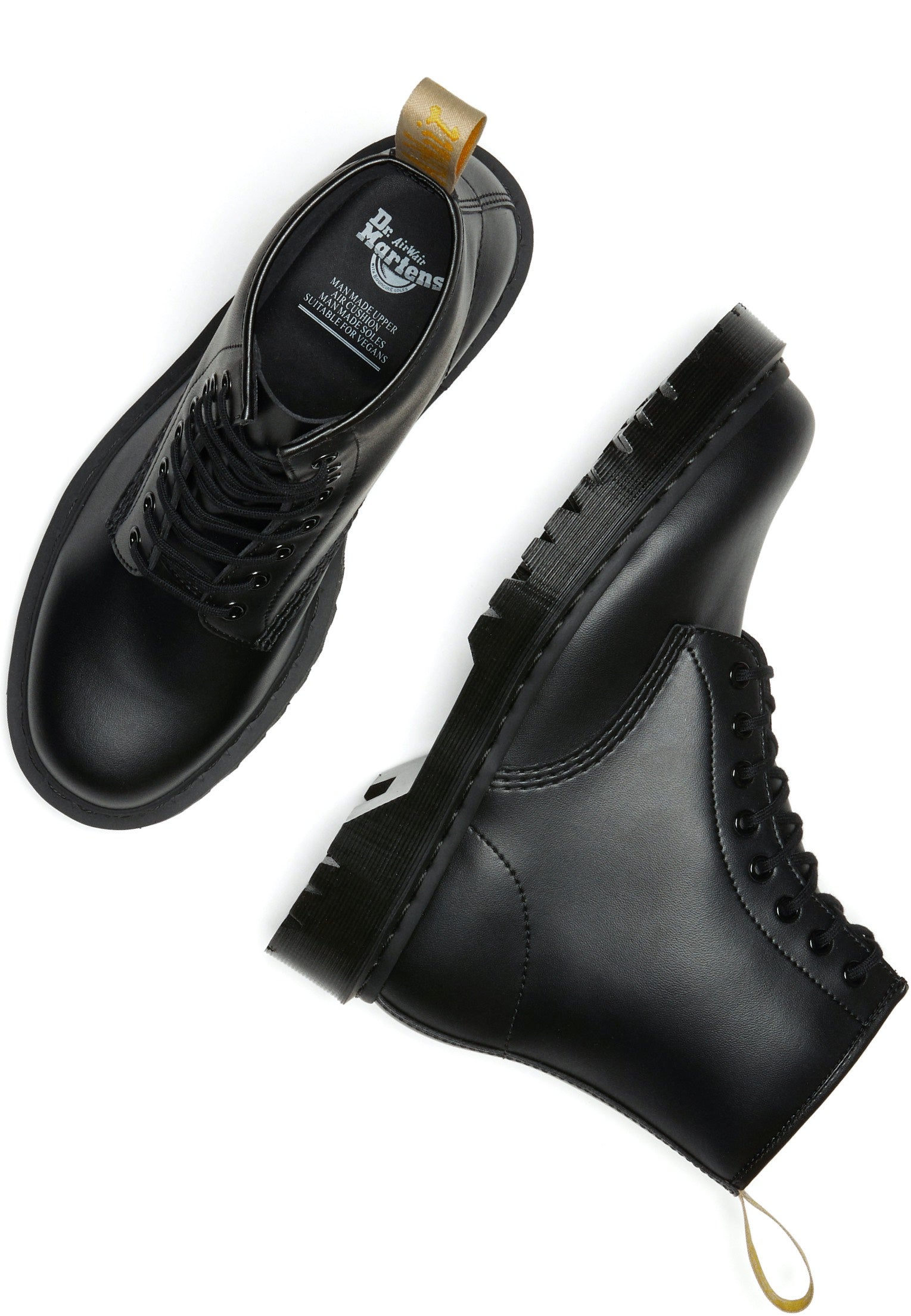 Dr. Martens - Vegan 1460 Bex Mono Black Felix Rub Off - Shoes