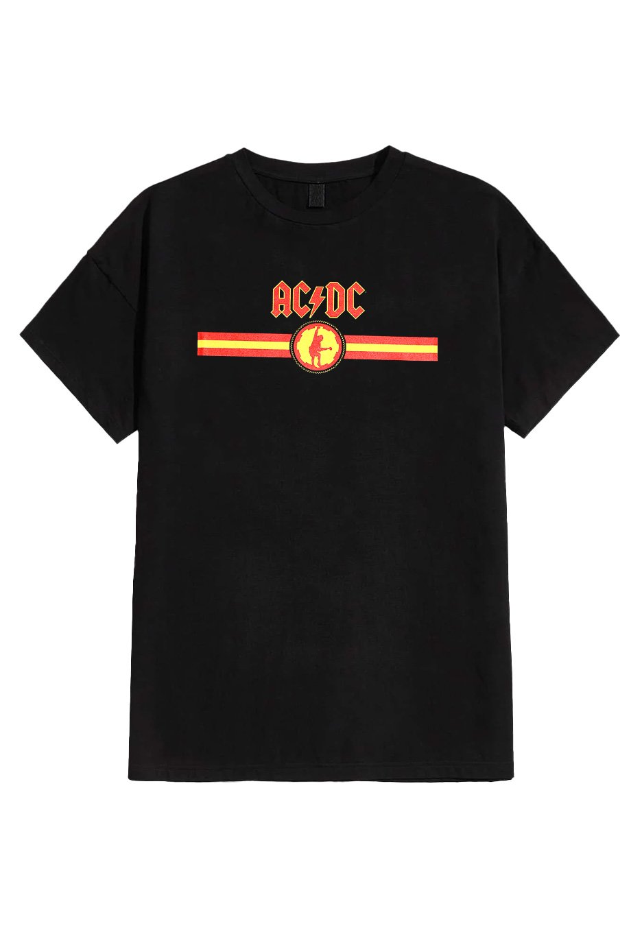 AC/DC - Logo & Stripe - T-Shirt
