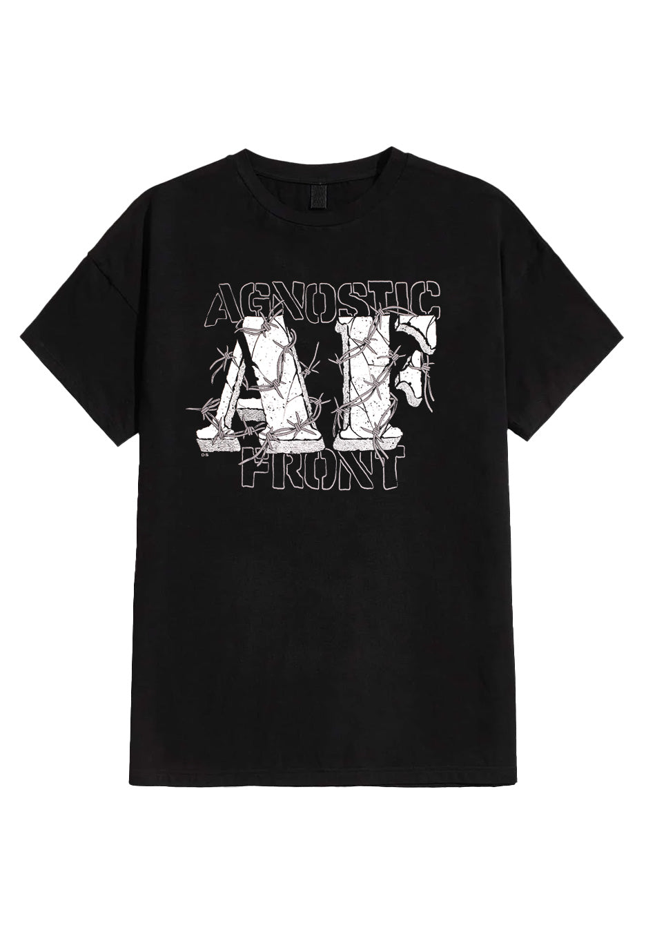 Agnostic Front - Barbwire Block Logo - T-Shirt