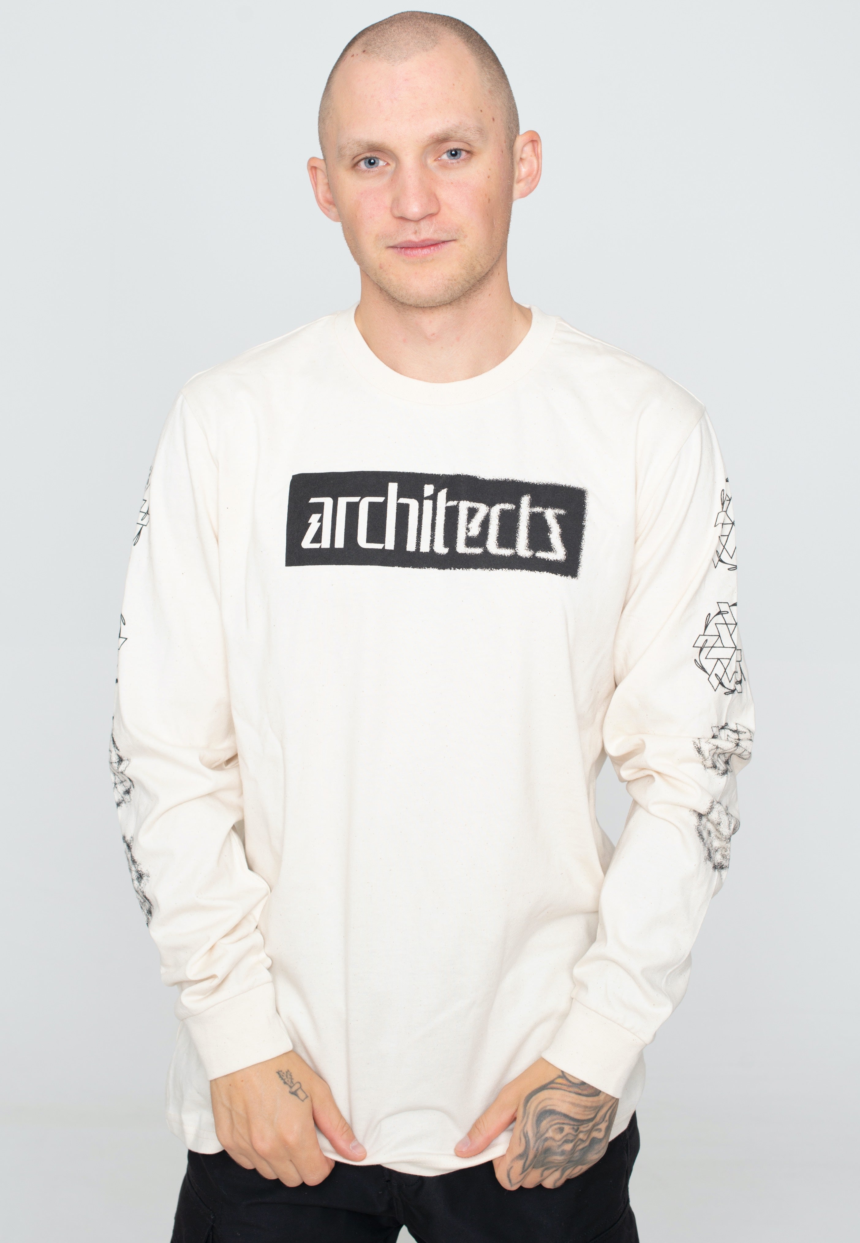 Architects - Fading Repeater Natural - Longsleeve