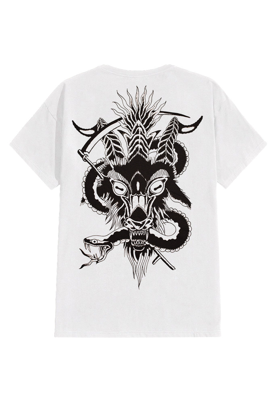 Attila - Goat Snake White - T-Shirt